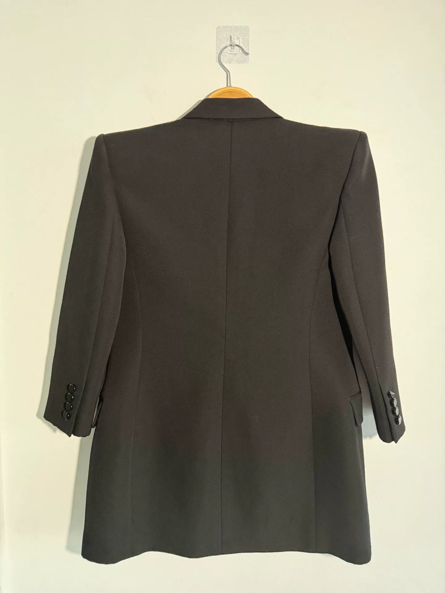 Saint Laurent Paris Saint Laurent Black Double-Breasted Blazer Size XS / US 0-2 / IT 36-38 - 4 Thumbnail