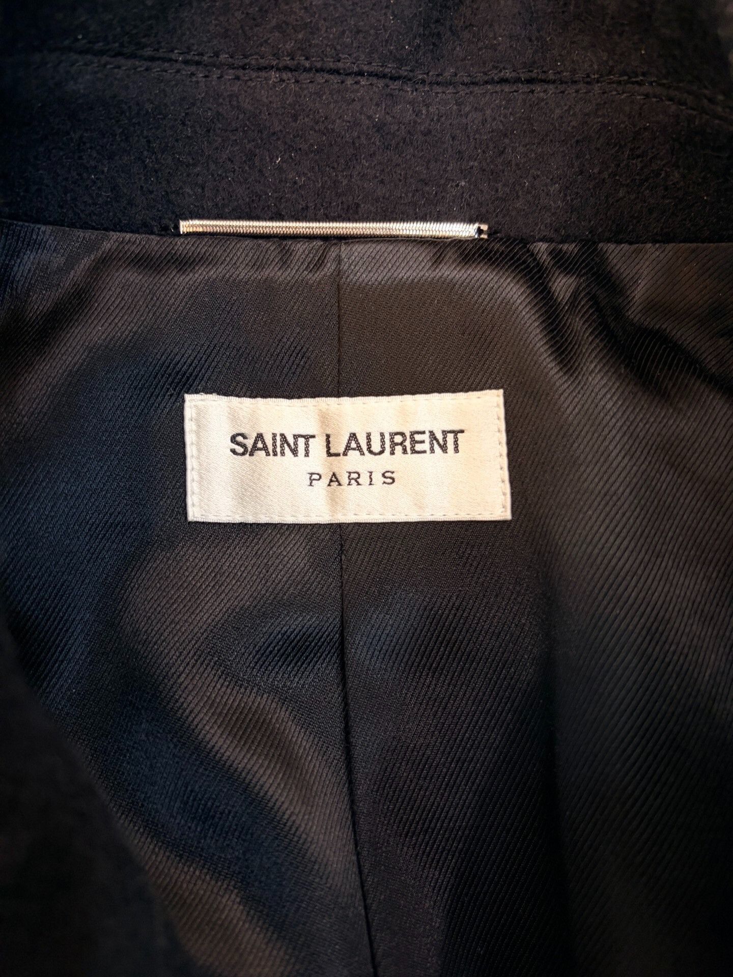 Saint Laurent Paris Saint Laurent Double-Breasted Gold Button Coat Size US S / EU 44-46 / 1 - 4 Thumbnail