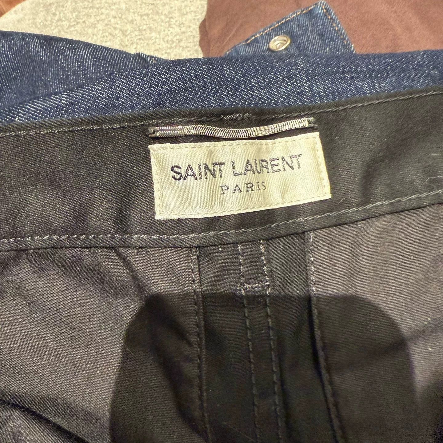 Saint Laurent Paris Saint Laurent Men's Slim Fit Casual Pants Size US 31 - 2 Thumbnail