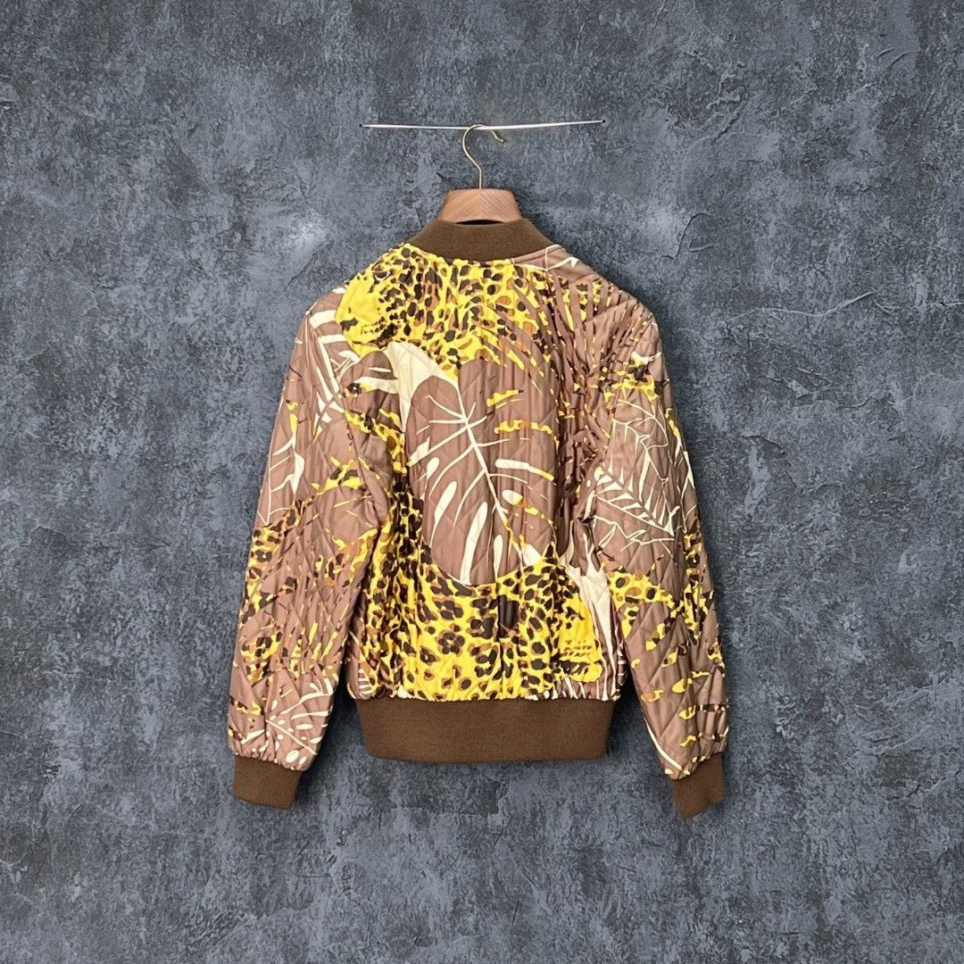 Saint Laurent Paris Saint Laurent Animal Print Quilted Jacket Size US M / EU 48-50 / 2 - 6 Thumbnail