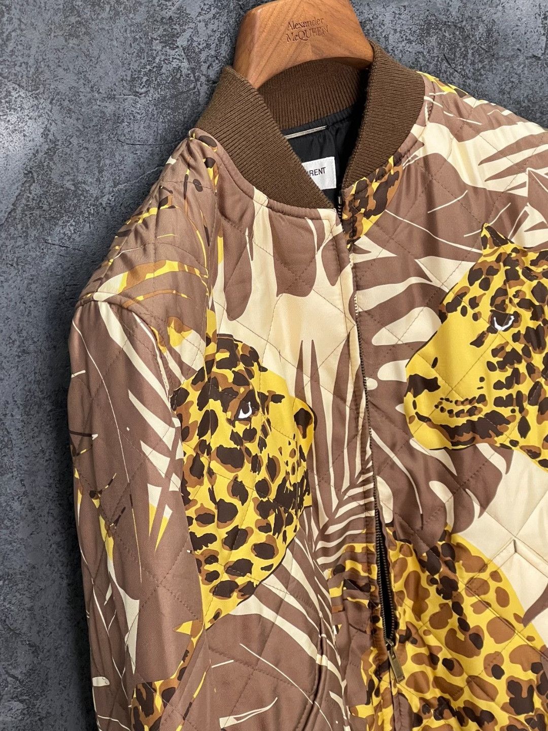 Saint Laurent Paris Saint Laurent Animal Print Quilted Jacket Size US M / EU 48-50 / 2 - 2 Thumbnail