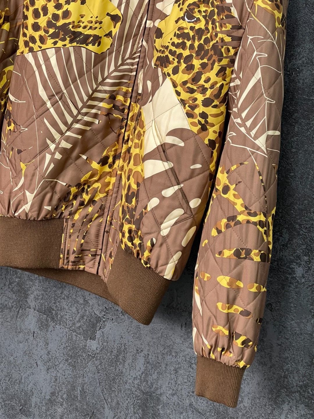Saint Laurent Paris Saint Laurent Animal Print Quilted Jacket Size US M / EU 48-50 / 2 - 5 Thumbnail