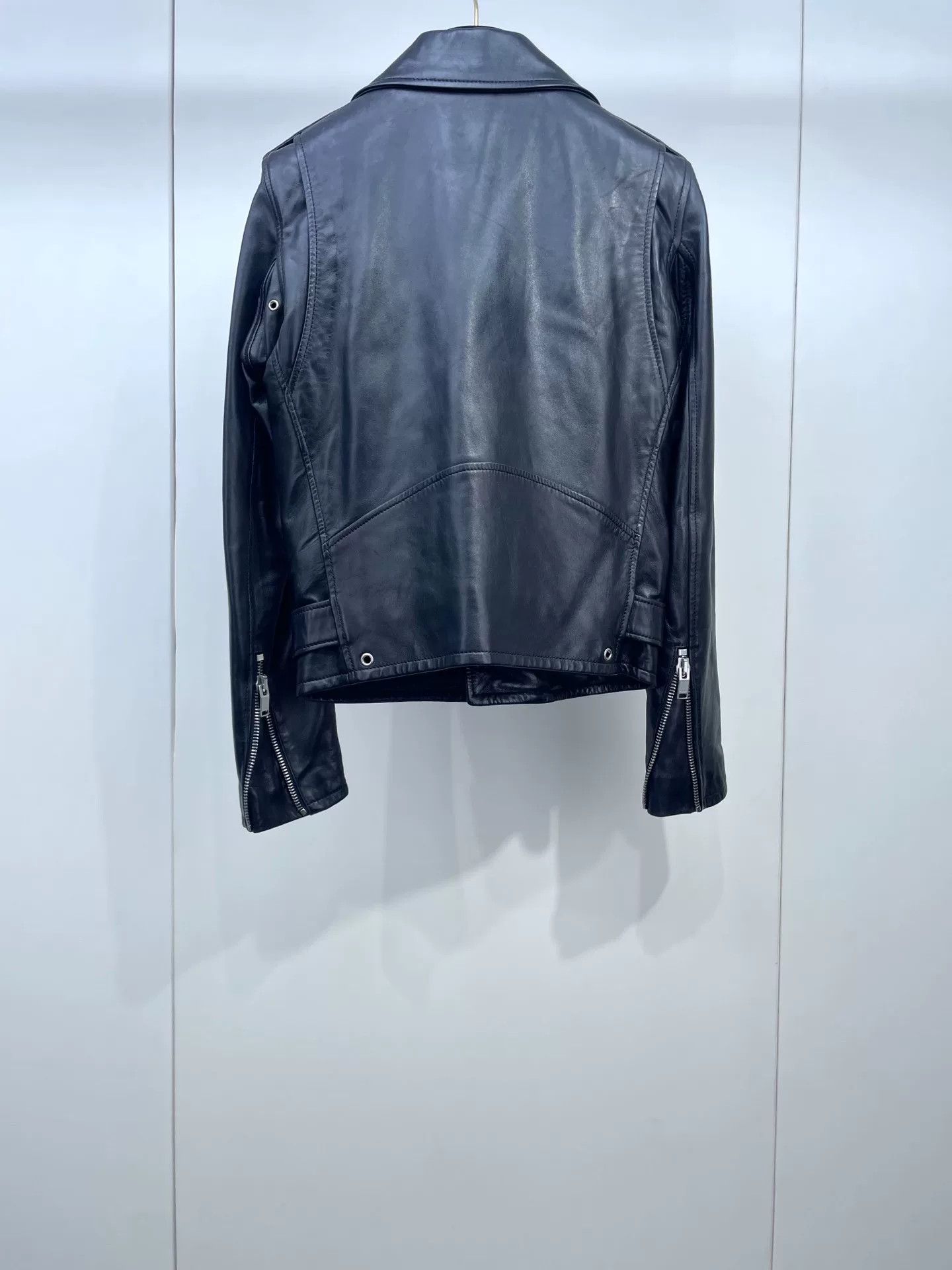 Saint Laurent Paris YSL Saint Laurent Black Biker Jacket Size XS / US 0-2 / IT 36-38 - 2 Thumbnail