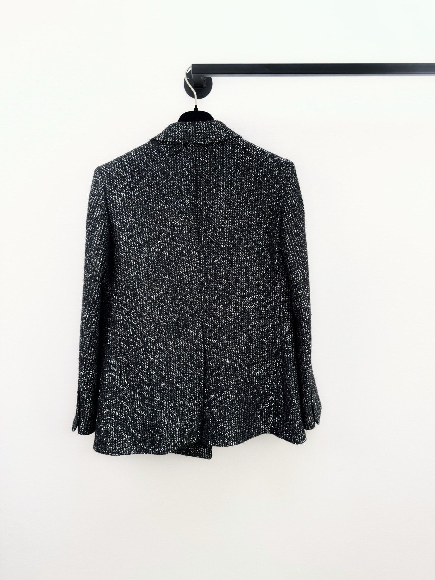 Saint Laurent Paris Saint Laurent Sequin Double-Breasted Blazer Size S / US 4 / IT 40 - 7 Thumbnail