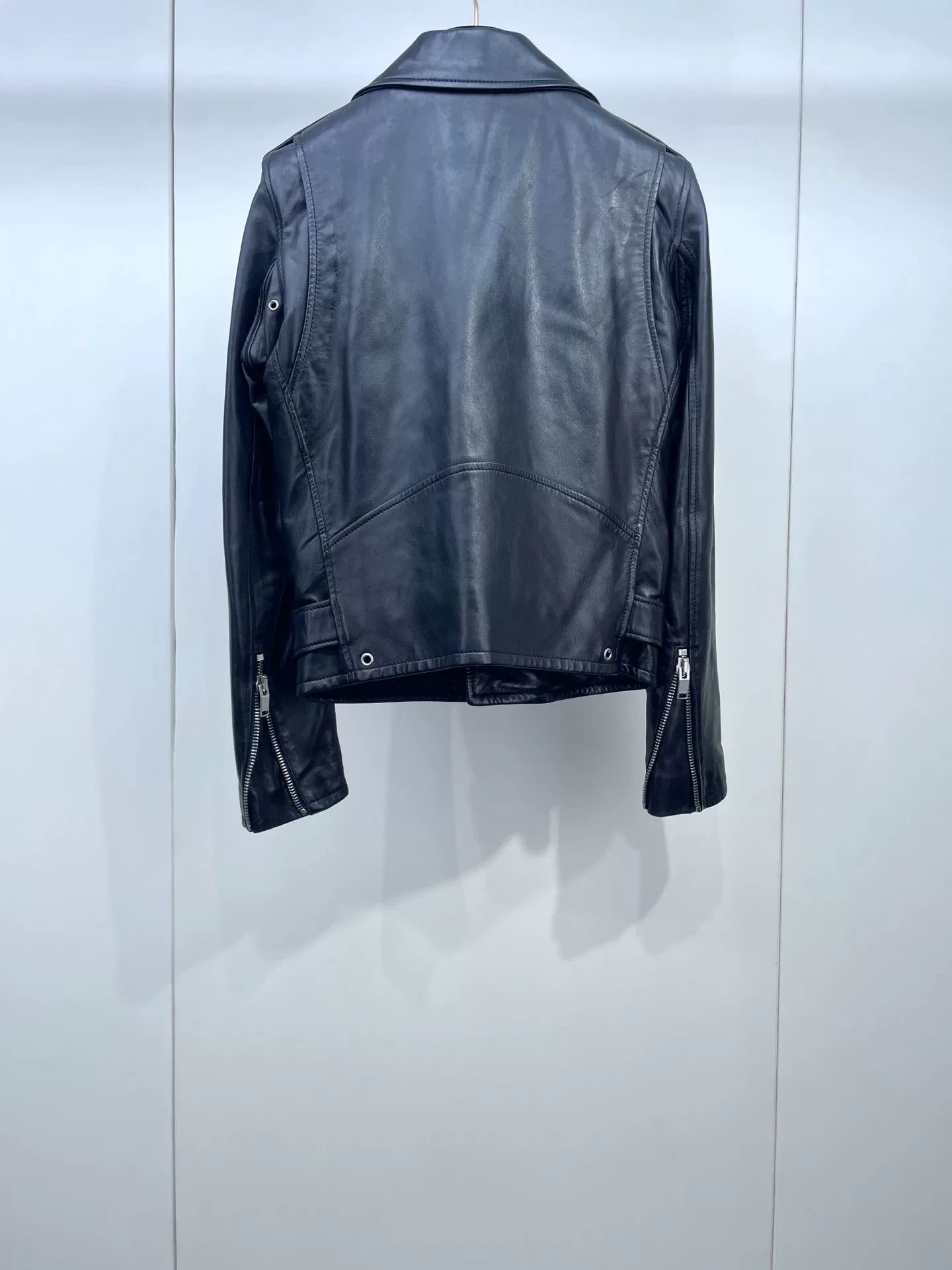 Saint Laurent Paris YSL Saint Laurent Black Biker Jacket Size XS / US 0-2 / IT 36-38 - 2 Thumbnail