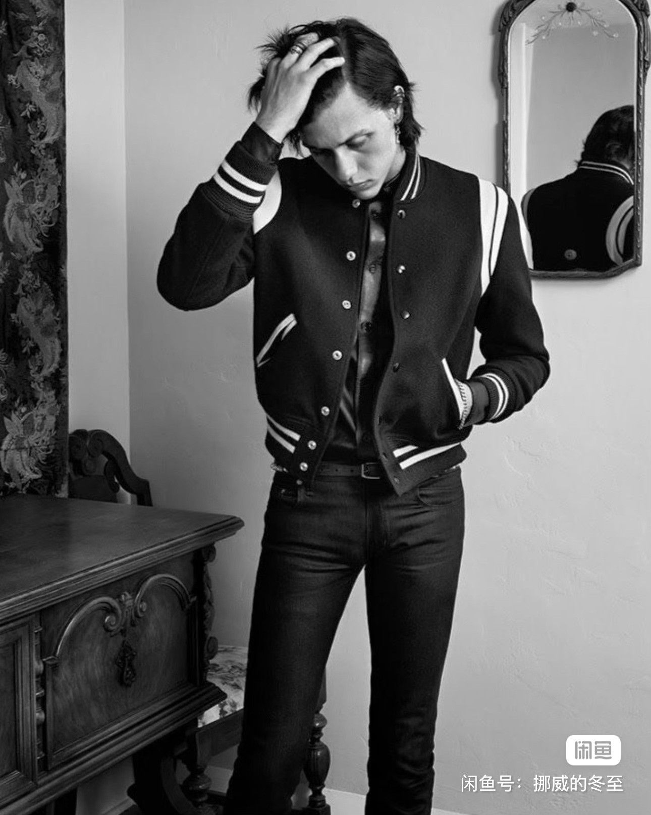 Saint Laurent Paris Saint Laurent 13FW Varsity Jacket Size US M / EU 48-50 / 2 - 8 Thumbnail