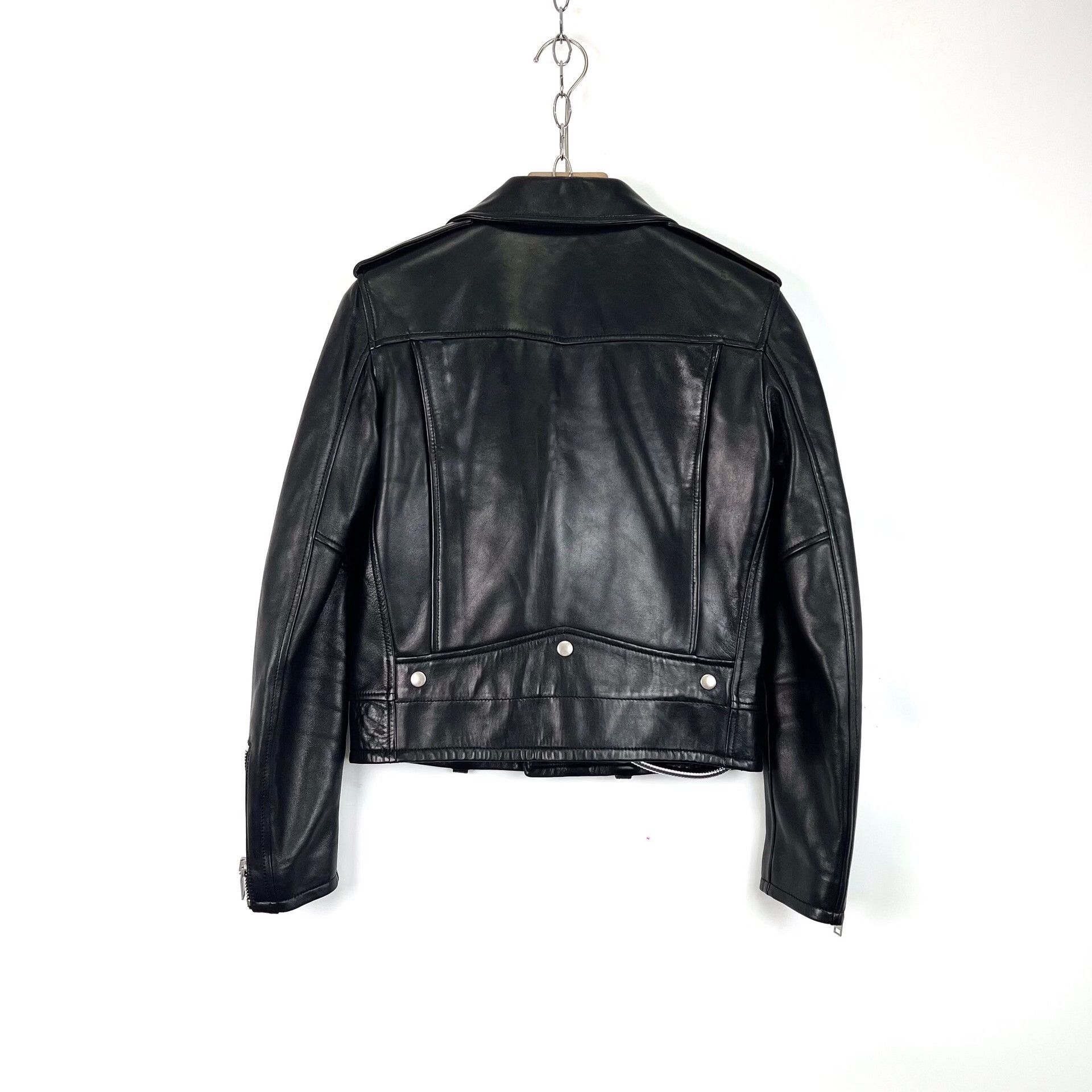 Saint Laurent Paris Saint Laurent Classic Leather Biker Jacket Size US M / EU 48-50 / 2 - 2 Thumbnail