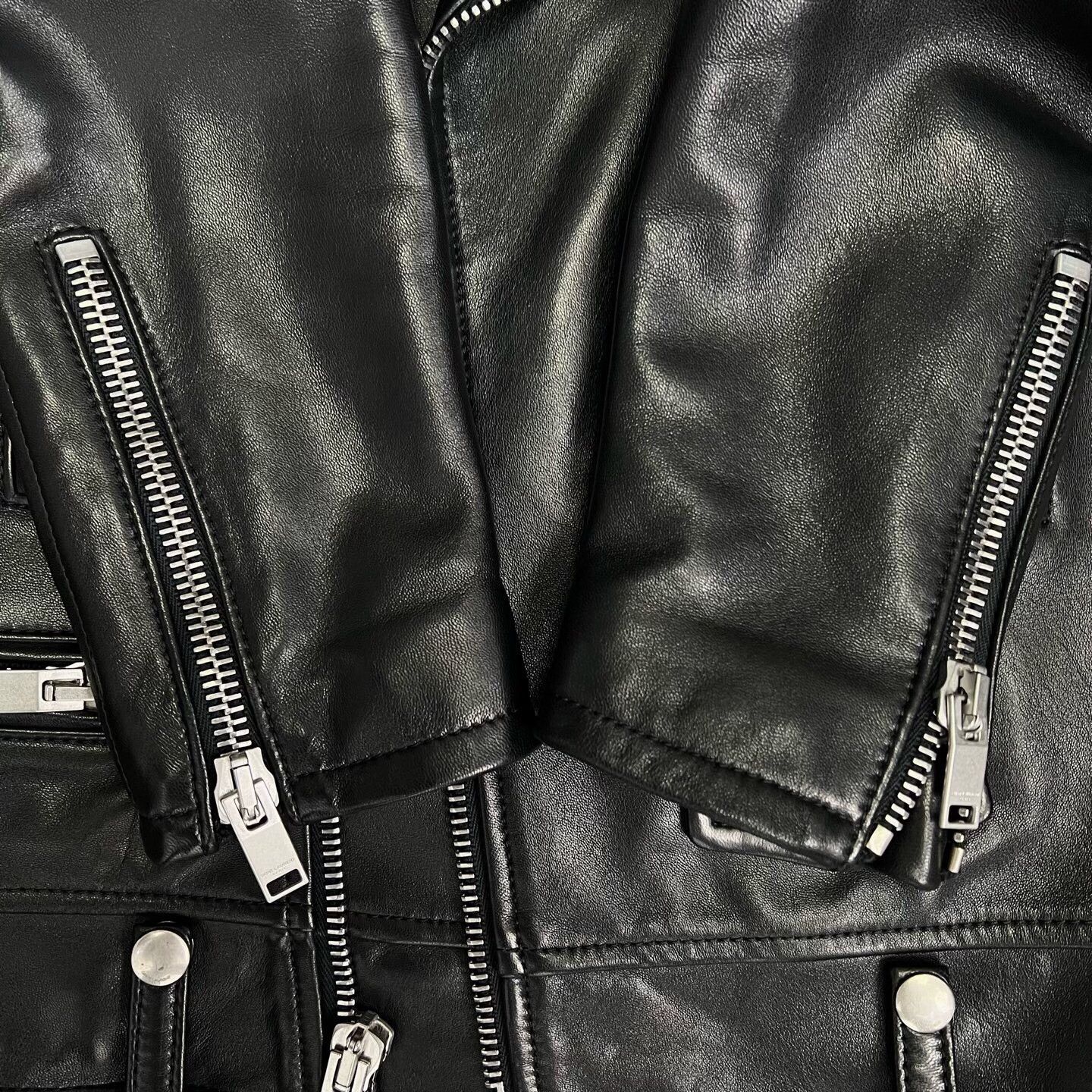 Saint Laurent Paris Saint Laurent Classic Leather Biker Jacket Size US M / EU 48-50 / 2 - 5 Thumbnail