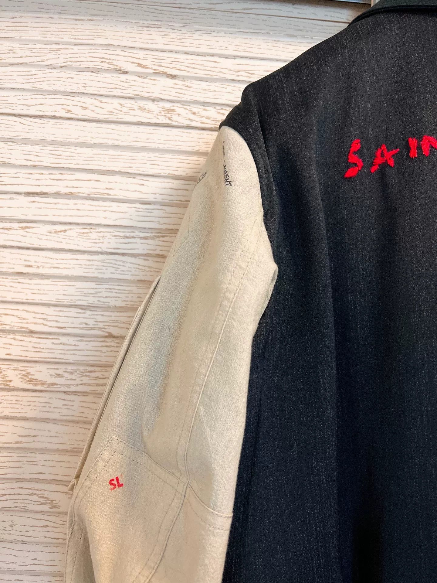 Saint Laurent Paris Saint Laurent SLP Embroidered Pilot Jacket Size S / US 4 / IT 40 - 7 Thumbnail