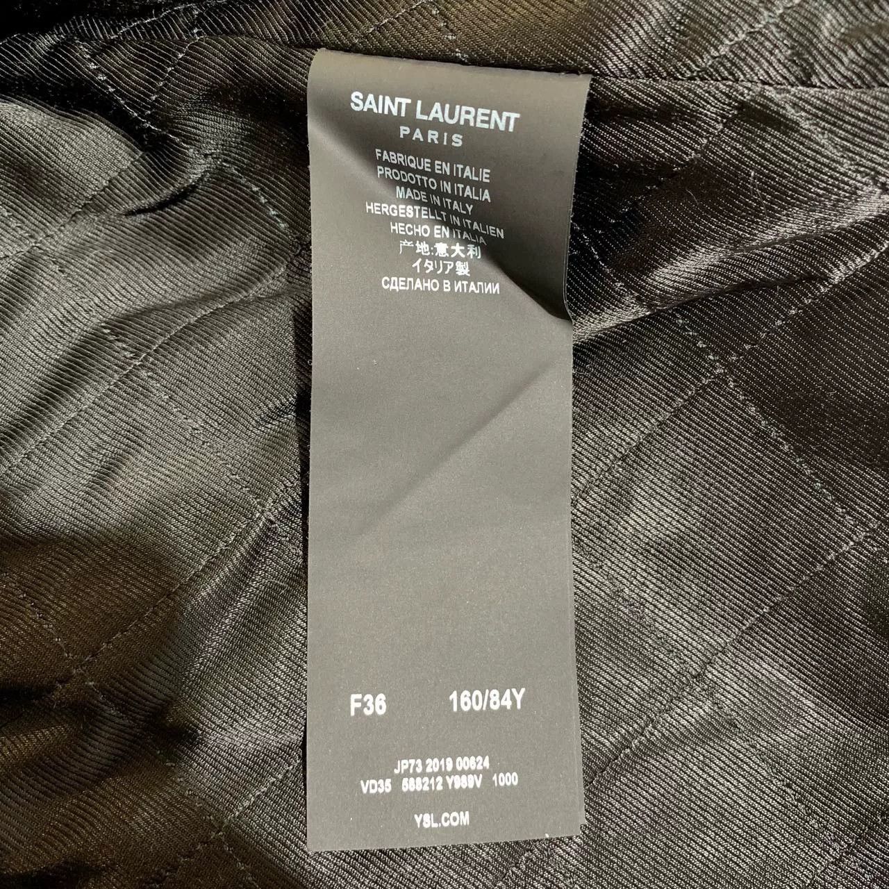 Saint Laurent Paris Saint Laurent Fur Collar Wool Jacket Size XS / US 0-2 / IT 36-38 - 6 Thumbnail