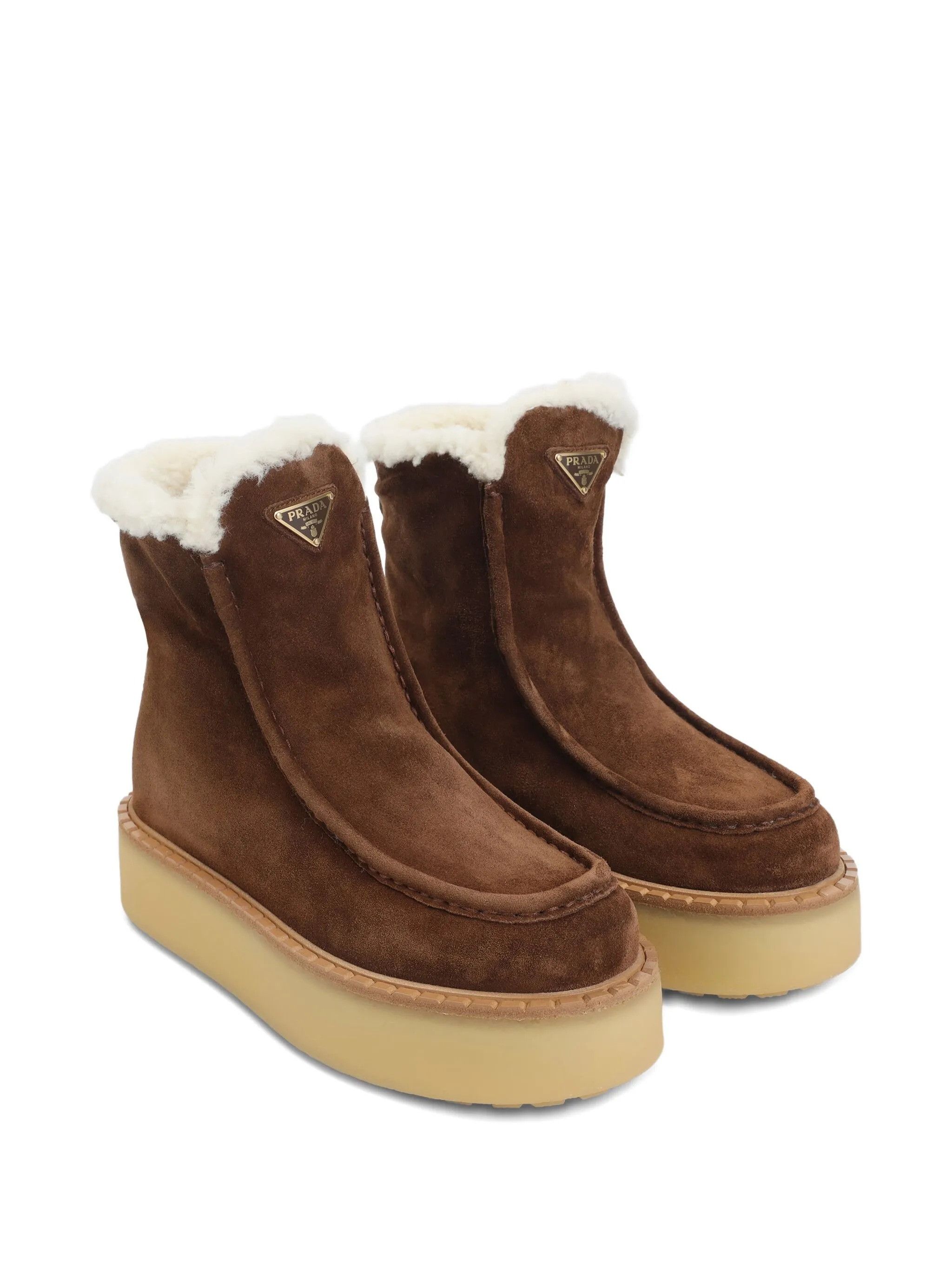 Prada Prada Suede Ankle Boots IT 40 Women - USA Duties Paid Size US 10 / IT 40 - 3 Thumbnail