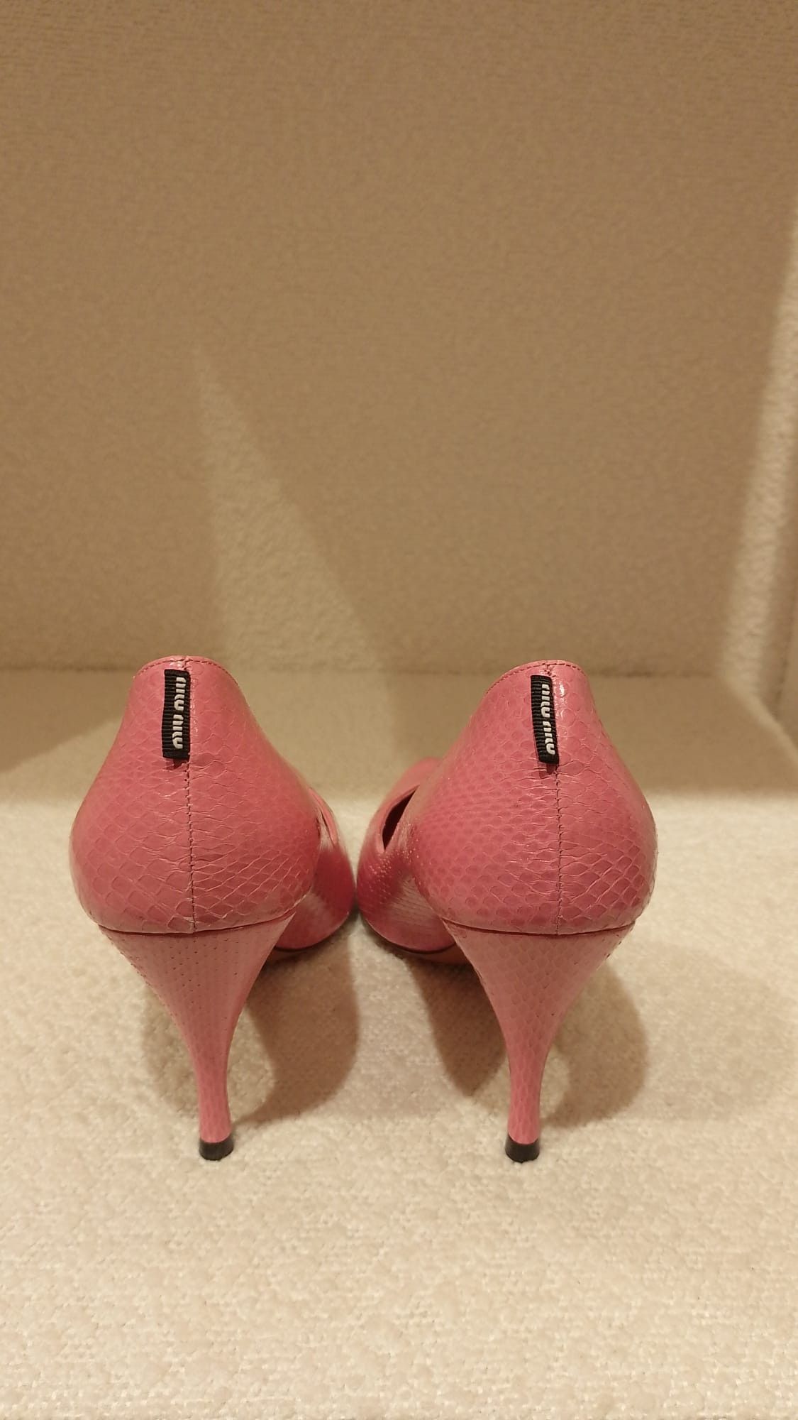 Miu Miu Miu Miu Snake Leather Pumps IT 39 Women - USA Duties Paid Size US 9 / IT 39 - 2 Thumbnail