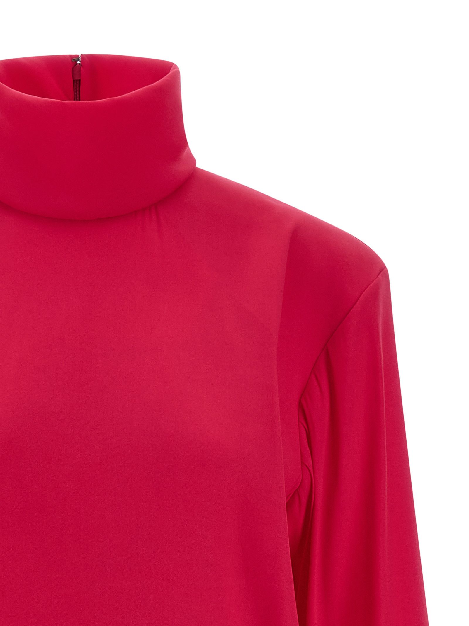 Saint Laurent Paris Structured Shoulder Dress Size S / US 4 / IT 40 - 3 Thumbnail