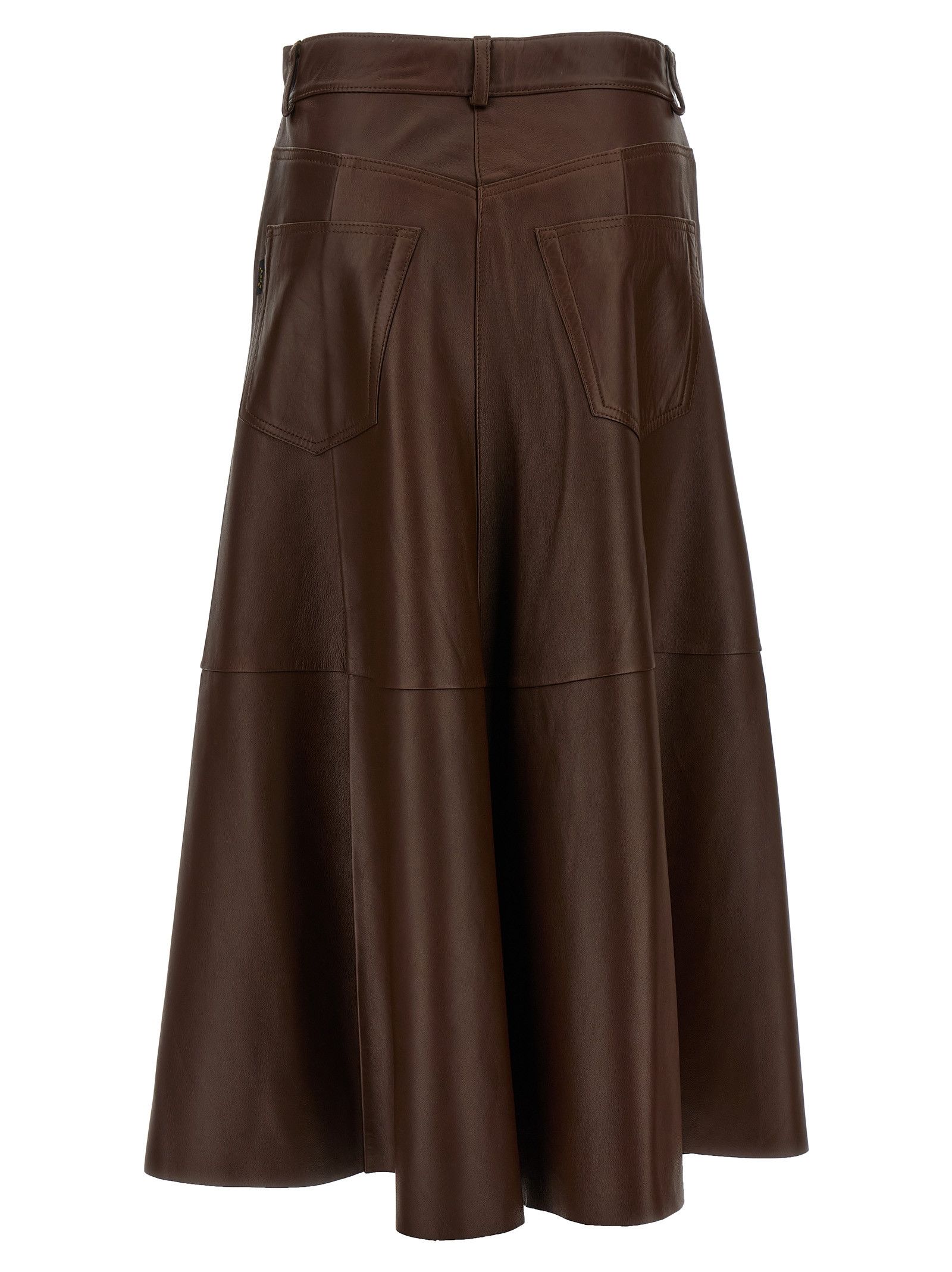 Haikure 'Mid Serenity Leather' Skirt Size 26" / US 2 / IT 38 - 2 Thumbnail