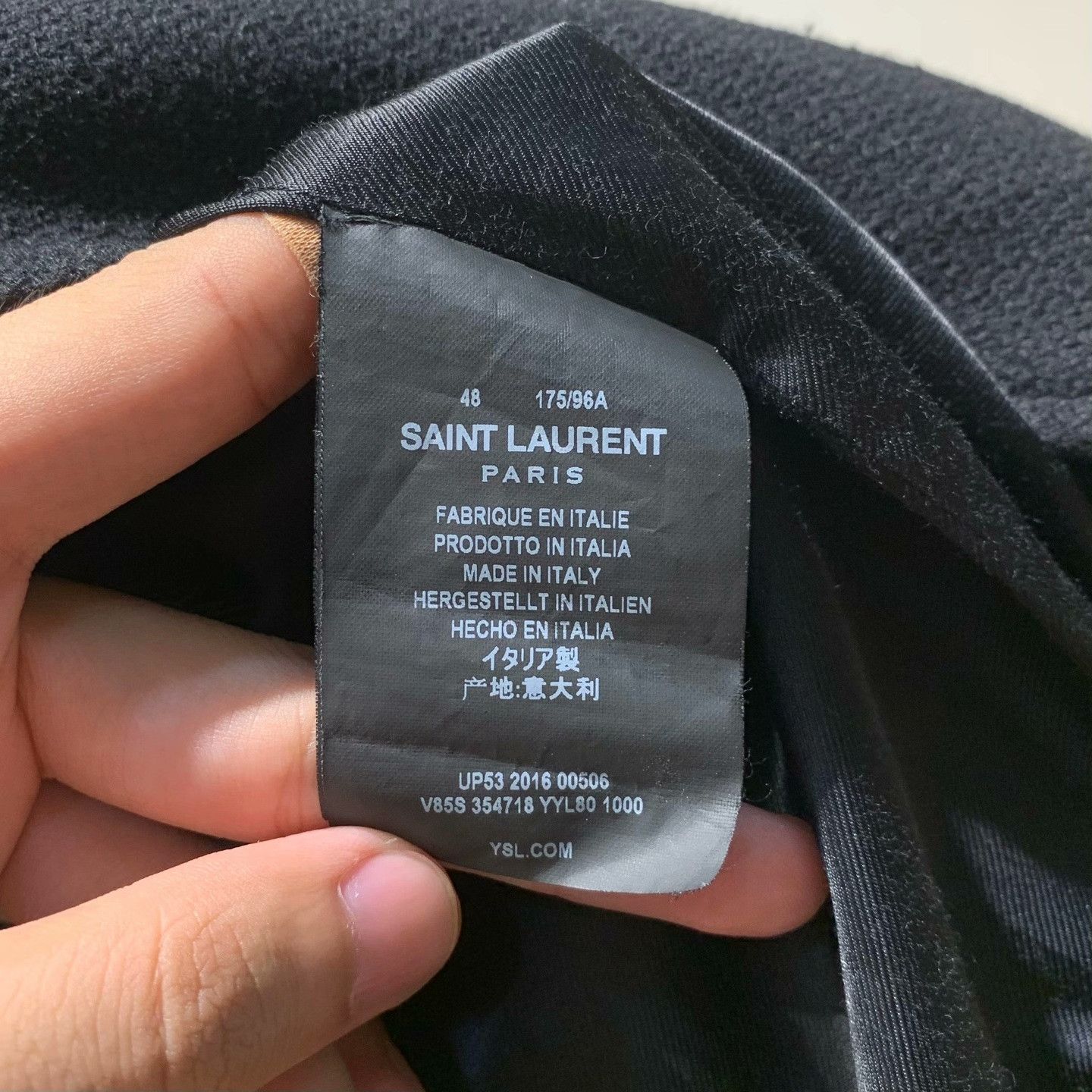 Saint Laurent Paris Saint Laurent Striped Baseball Jacket Size US M / EU 48-50 / 2 - 4 Thumbnail