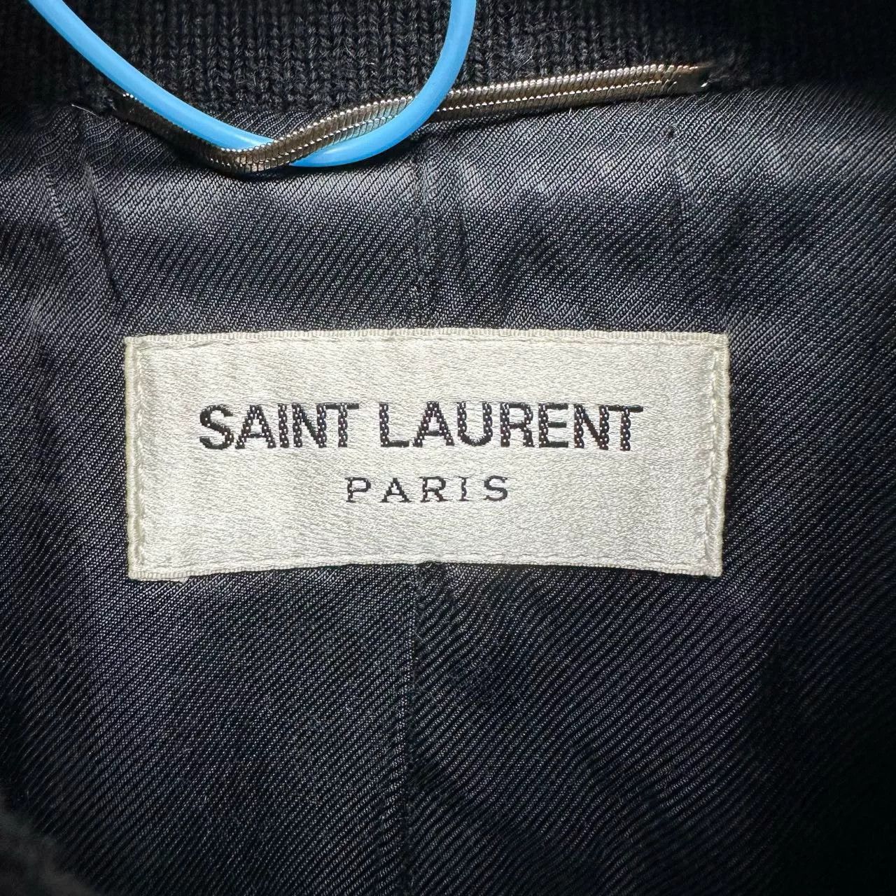 Saint Laurent Paris Saint Laurent Black White Baseball Jacket Size US M / EU 48-50 / 2 - 3 Thumbnail
