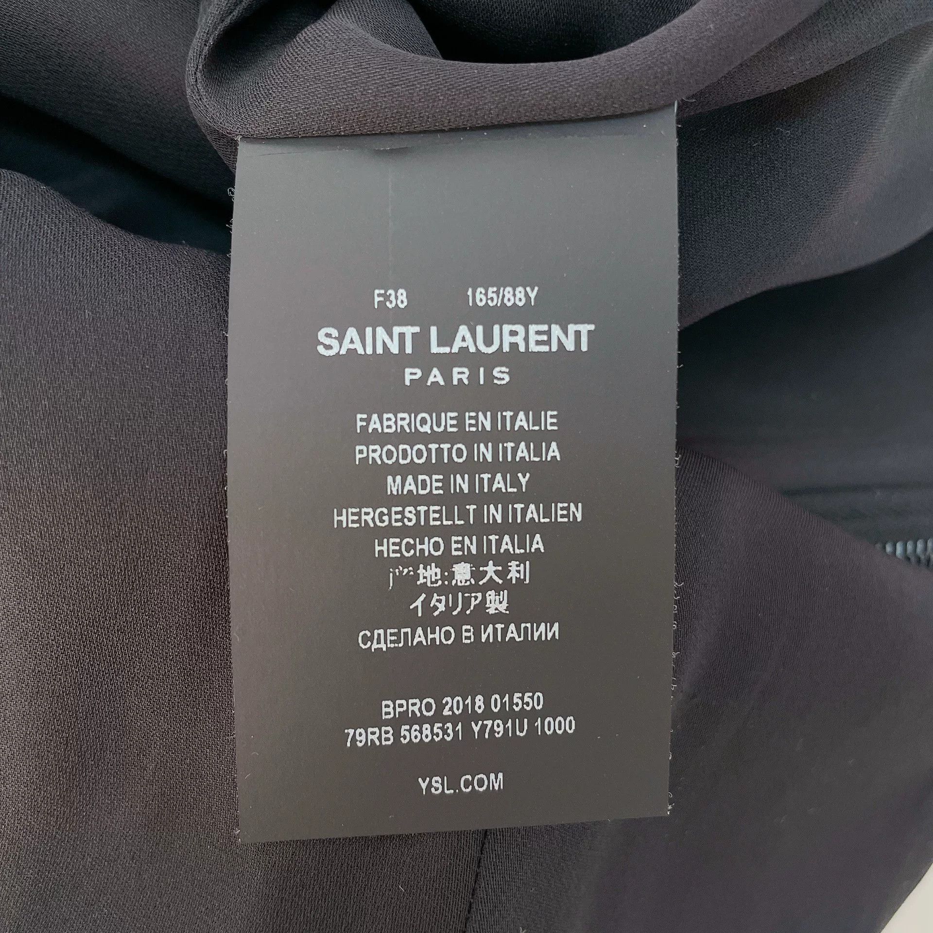 Saint Laurent Paris Saint Laurent Black Pearl-Embellished Dress Size S / US 4 / IT 40 - 6 Thumbnail