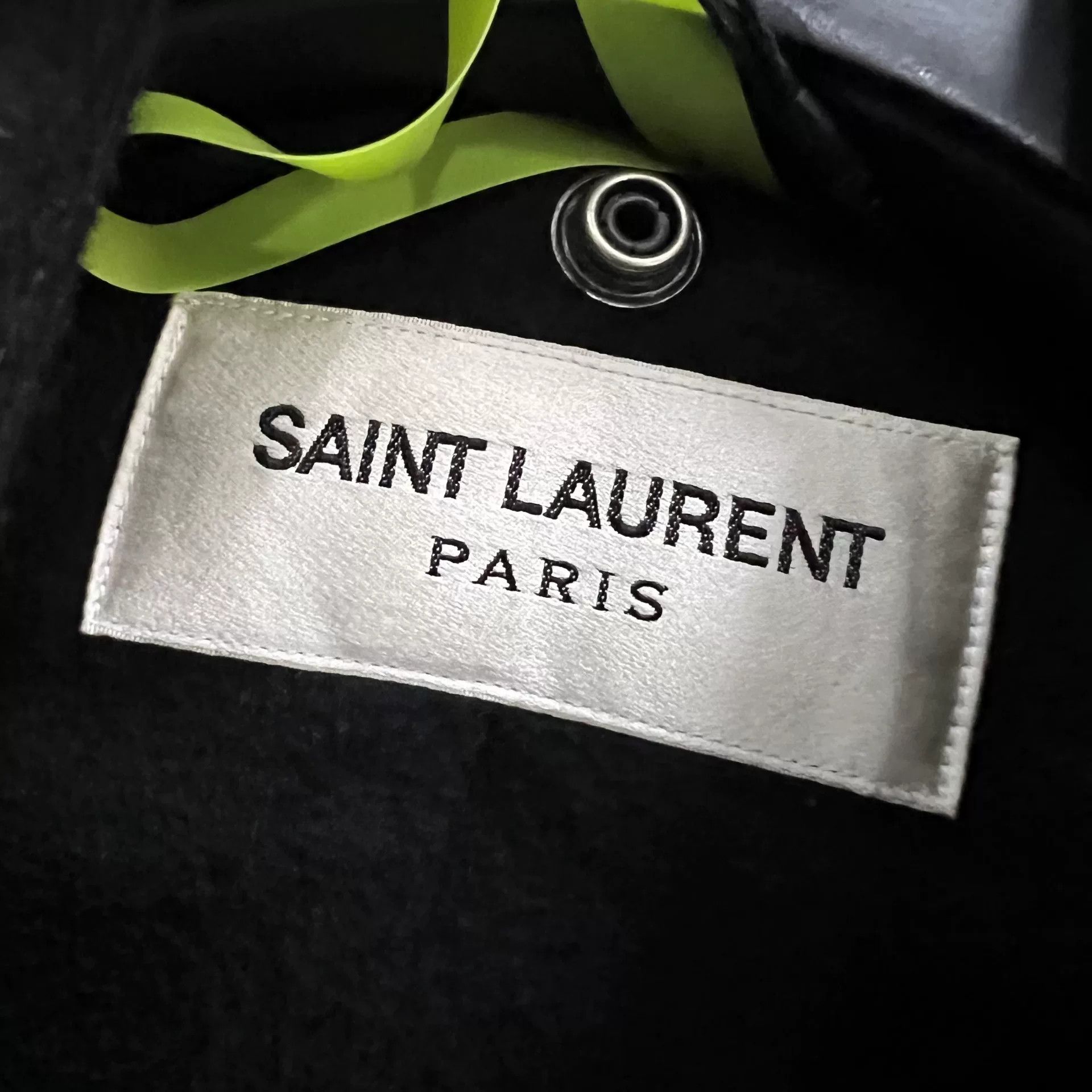 Saint Laurent Paris Saint Laurent Black Cropped Double-Breasted Jacket Size XS / US 0-2 / IT 36-38 - 4 Thumbnail