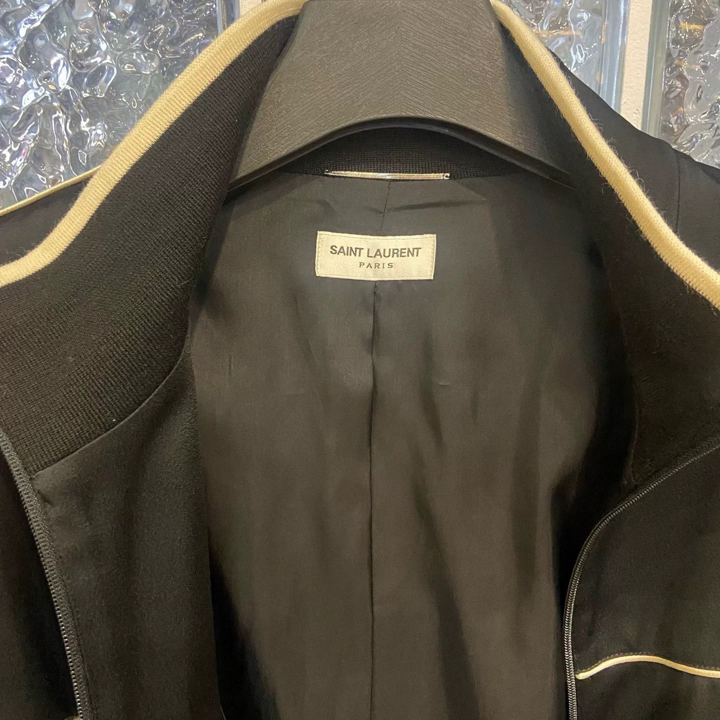 Saint Laurent Paris Saint Laurent FW23 Black White Trim Jacket Size US M / EU 48-50 / 2 - 5 Thumbnail