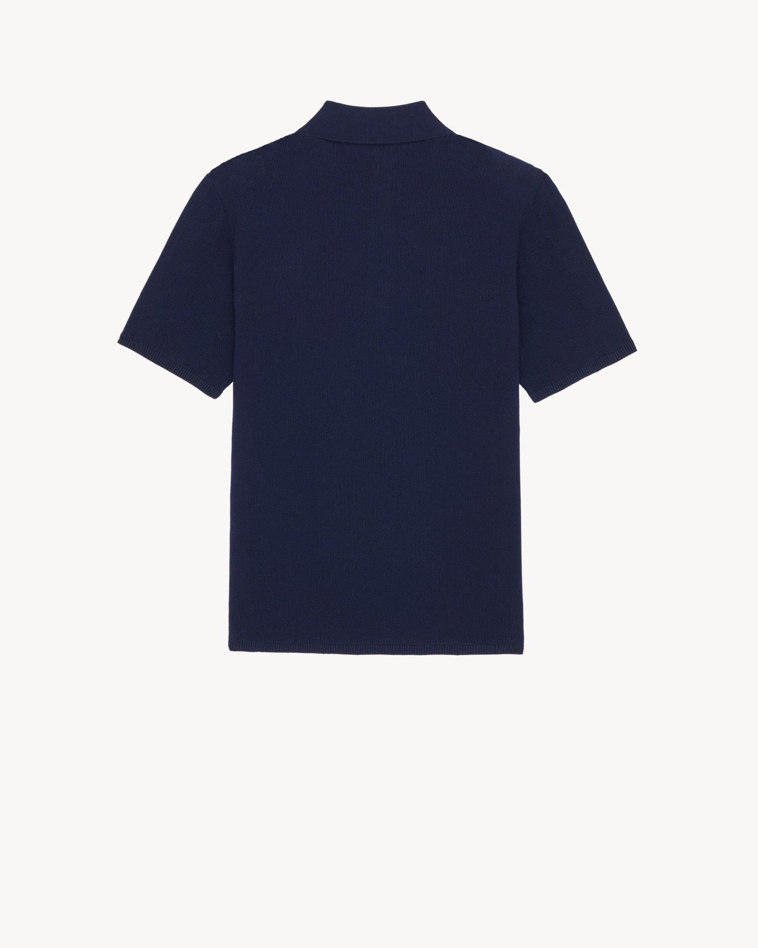 Saint Laurent Paris Saint Laurent Men's Cotton Short-Sleeve Polo Size US M / EU 48-50 / 2 - 2 Thumbnail