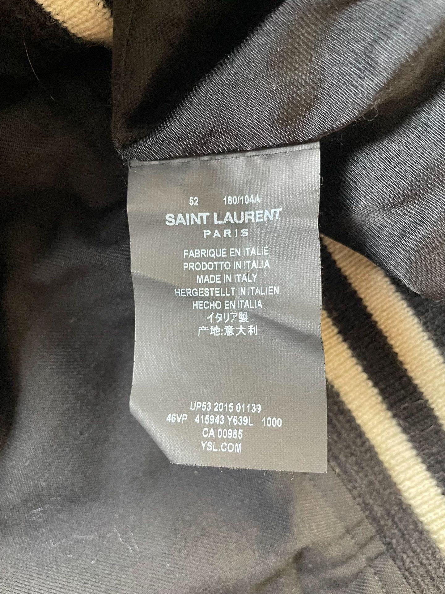 Saint Laurent Paris Saint Laurent Studded Varsity Jacket Size US L / EU 52-54 / 3 - 6 Thumbnail
