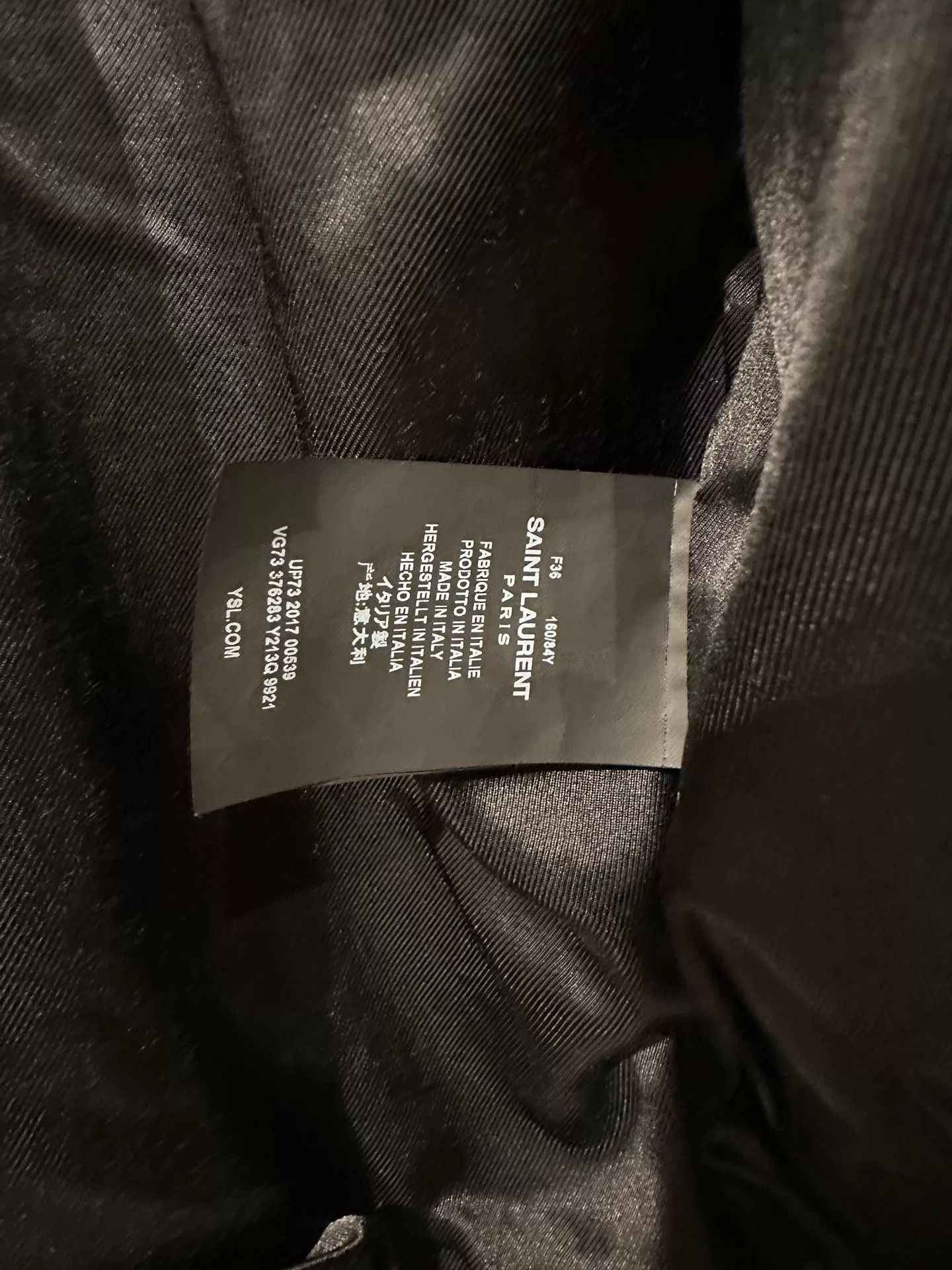 Saint Laurent Paris Saint Laurent Pink Baseball Jacket Size XS / US 0-2 / IT 36-38 - 7 Thumbnail