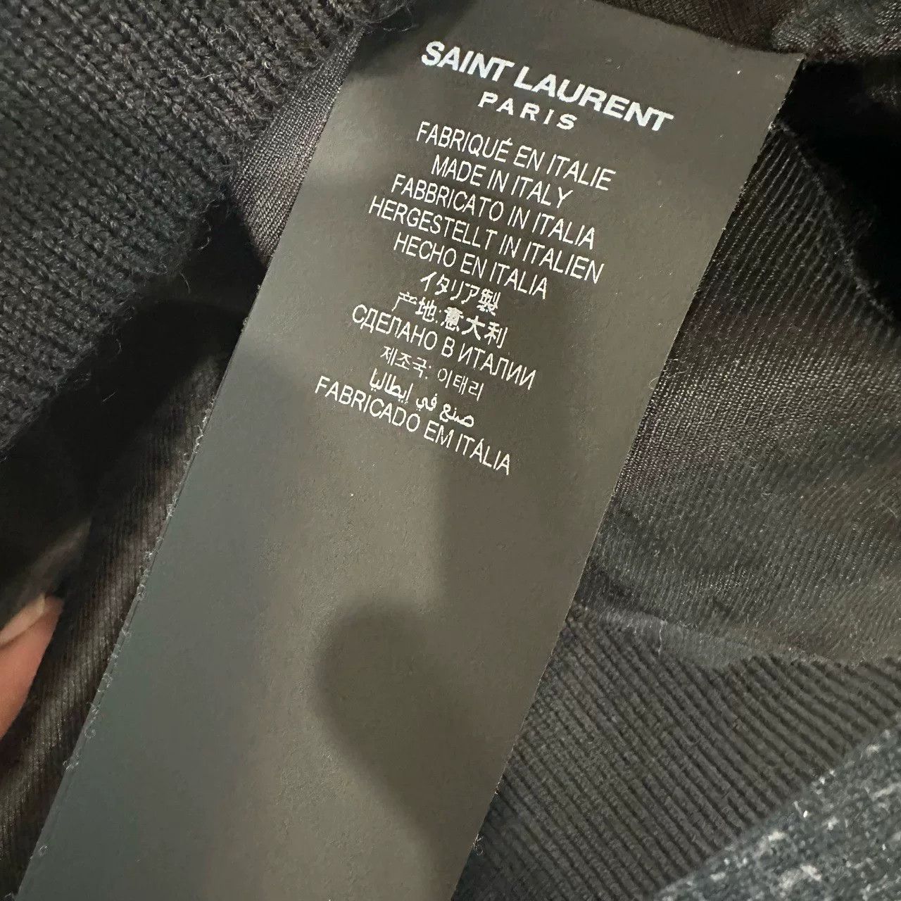 Saint Laurent Paris Saint Laurent Black White Baseball Jacket Size US M / EU 48-50 / 2 - 6 Thumbnail