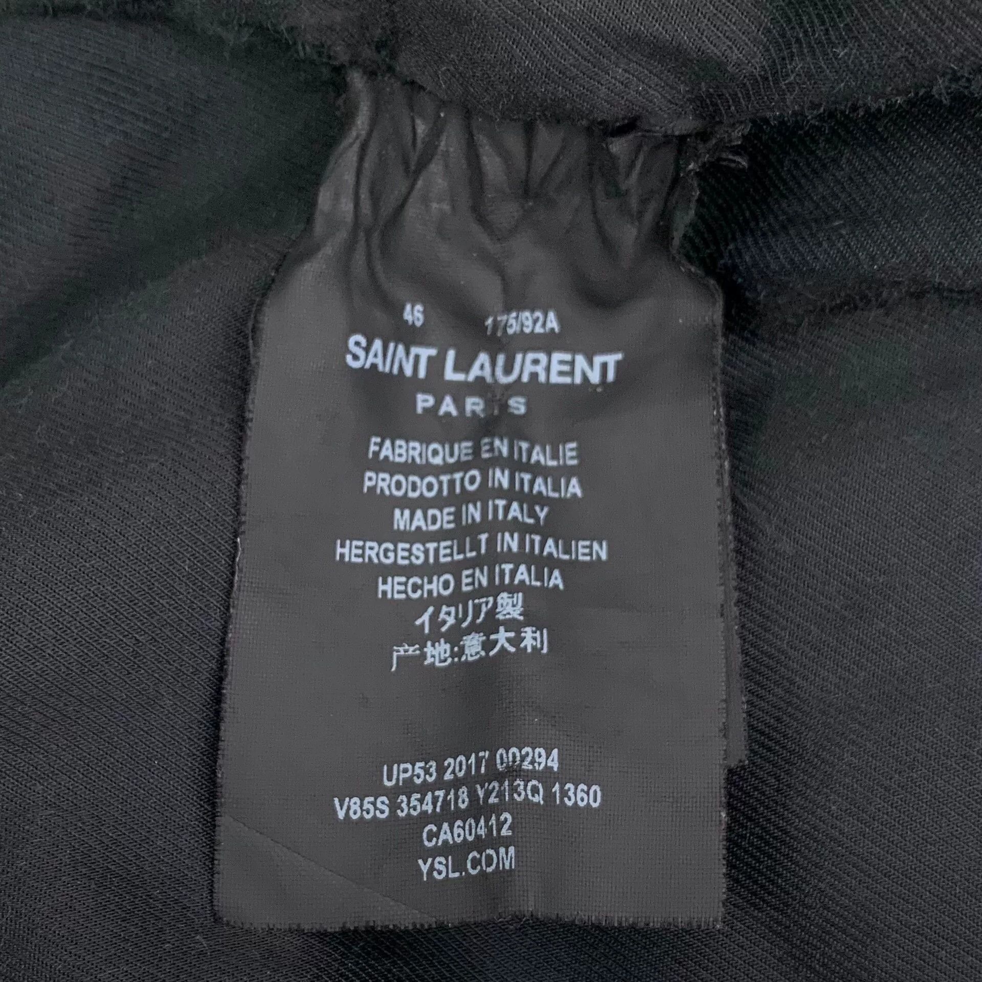 Saint Laurent Paris Saint Laurent Green Varsity Jacket Size US S / EU 44-46 / 1 - 6 Thumbnail