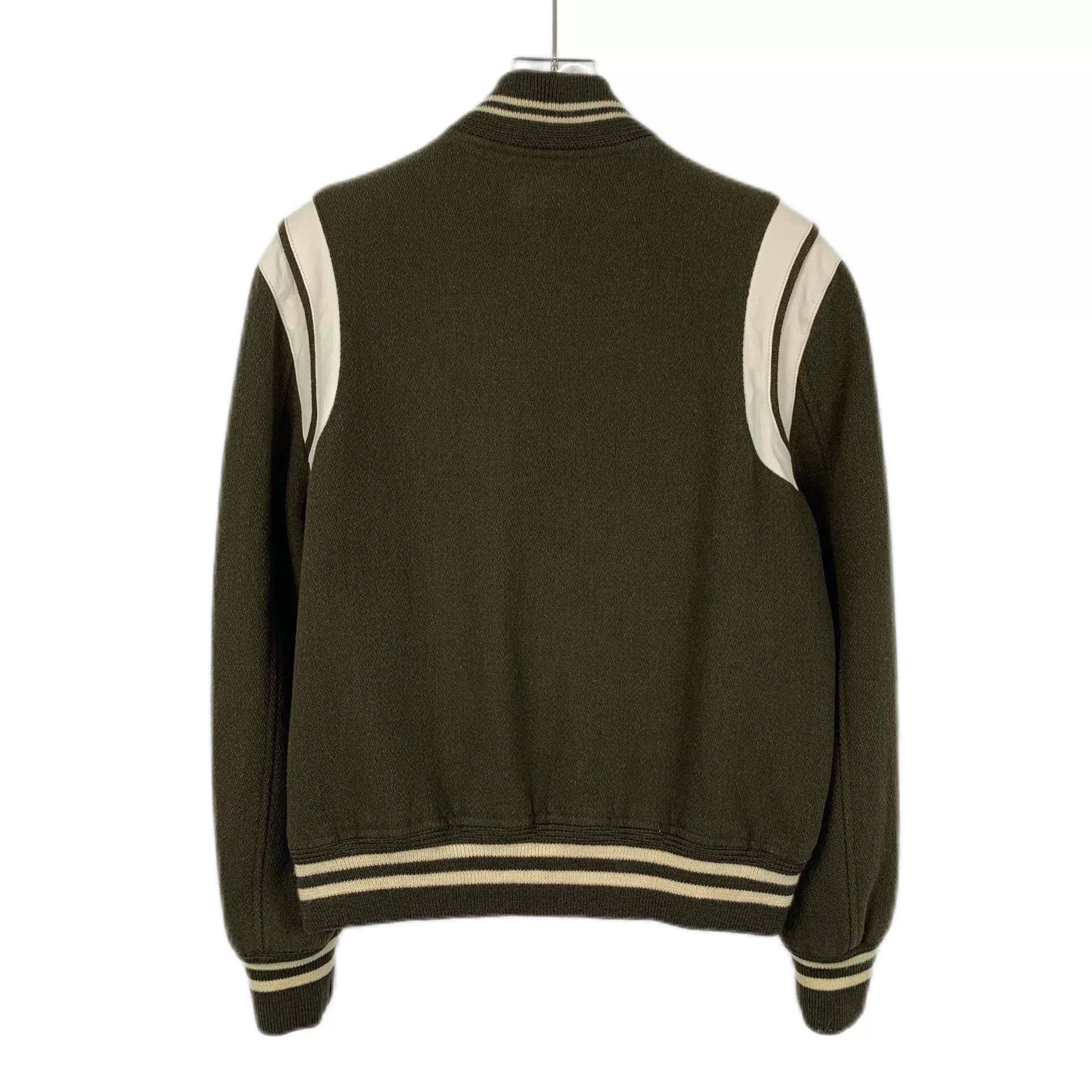 Saint Laurent Paris Saint Laurent Green Varsity Jacket Size US S / EU 44-46 / 1 - 2 Thumbnail