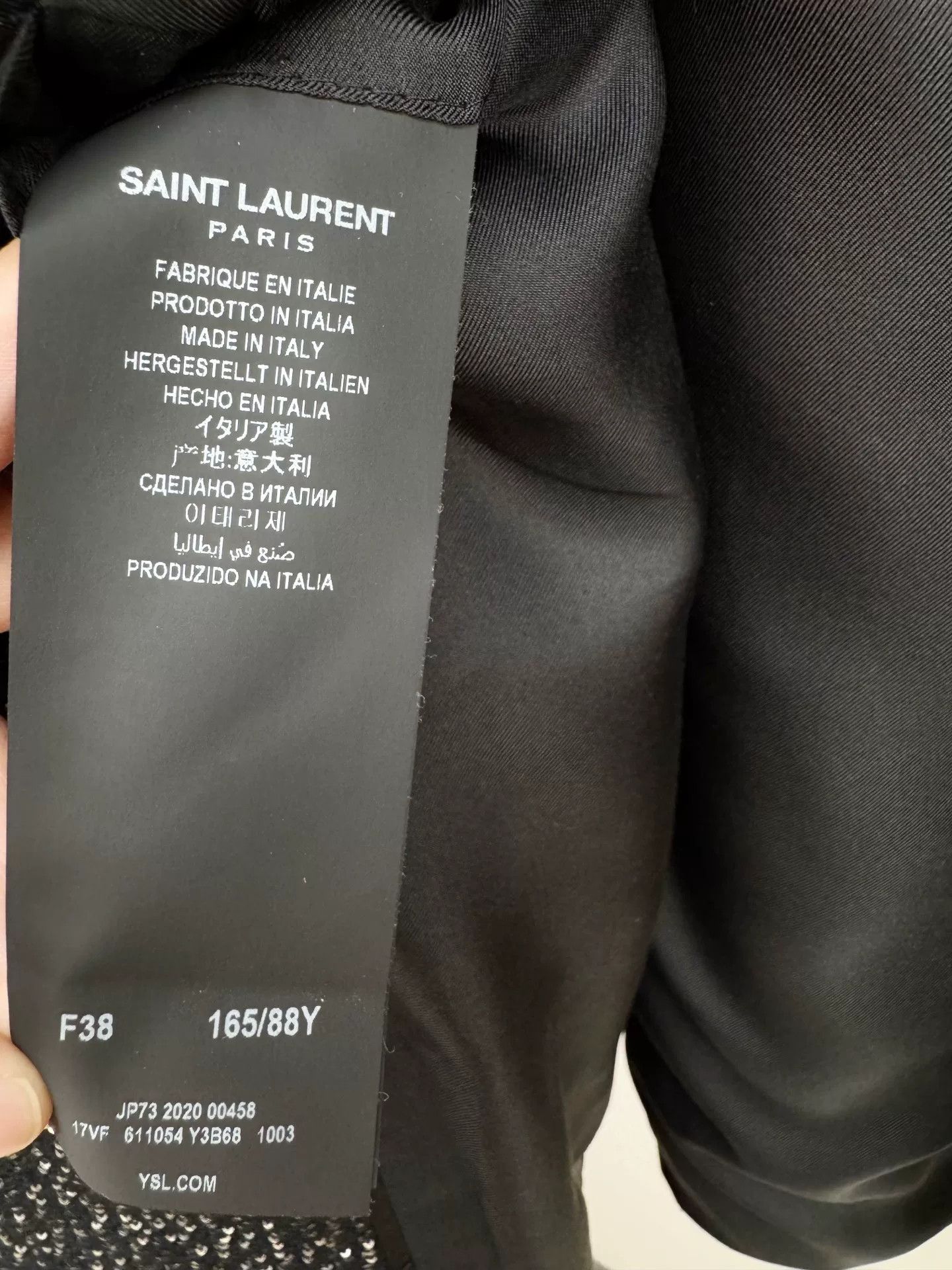 Saint Laurent Paris Saint Laurent SLP Sequined Blazer Size S / US 4 / IT 40 - 3 Thumbnail