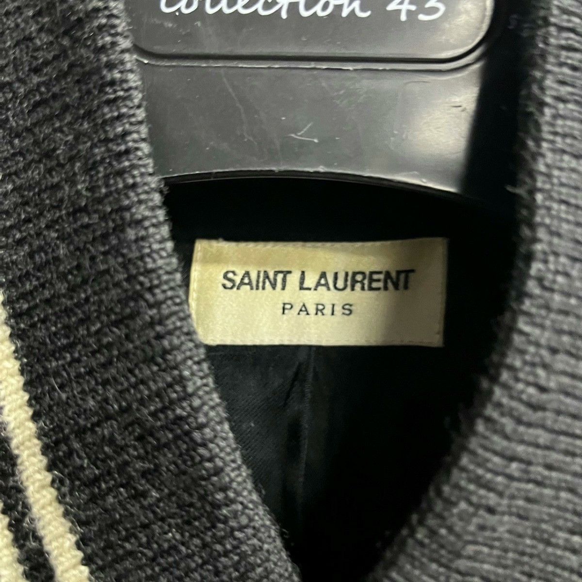 Saint Laurent Paris Saint Laurent Striped Baseball Jacket Size US M / EU 48-50 / 2 - 3 Thumbnail