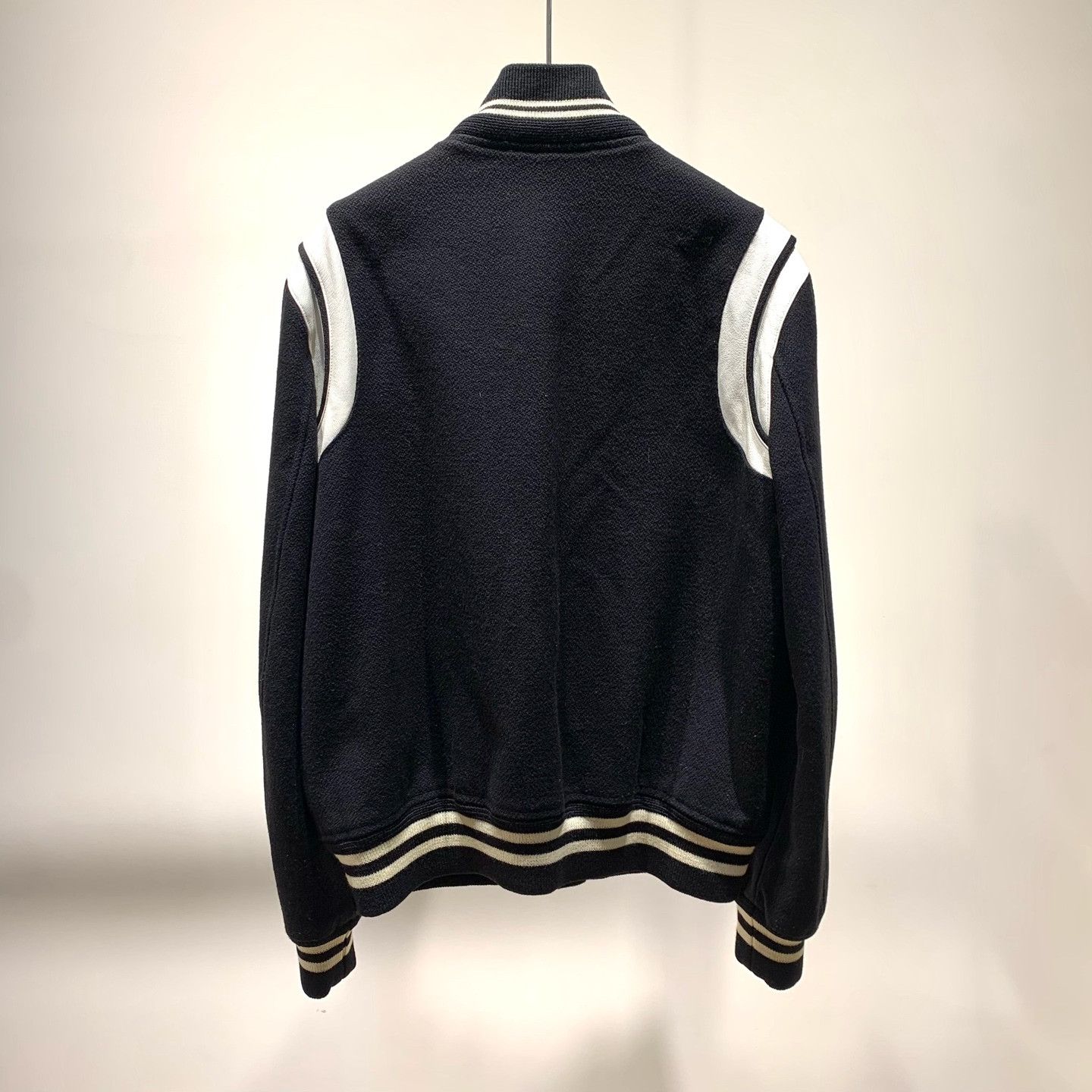 Saint Laurent Paris Saint Laurent Striped Baseball Jacket Size US M / EU 48-50 / 2 - 2 Thumbnail