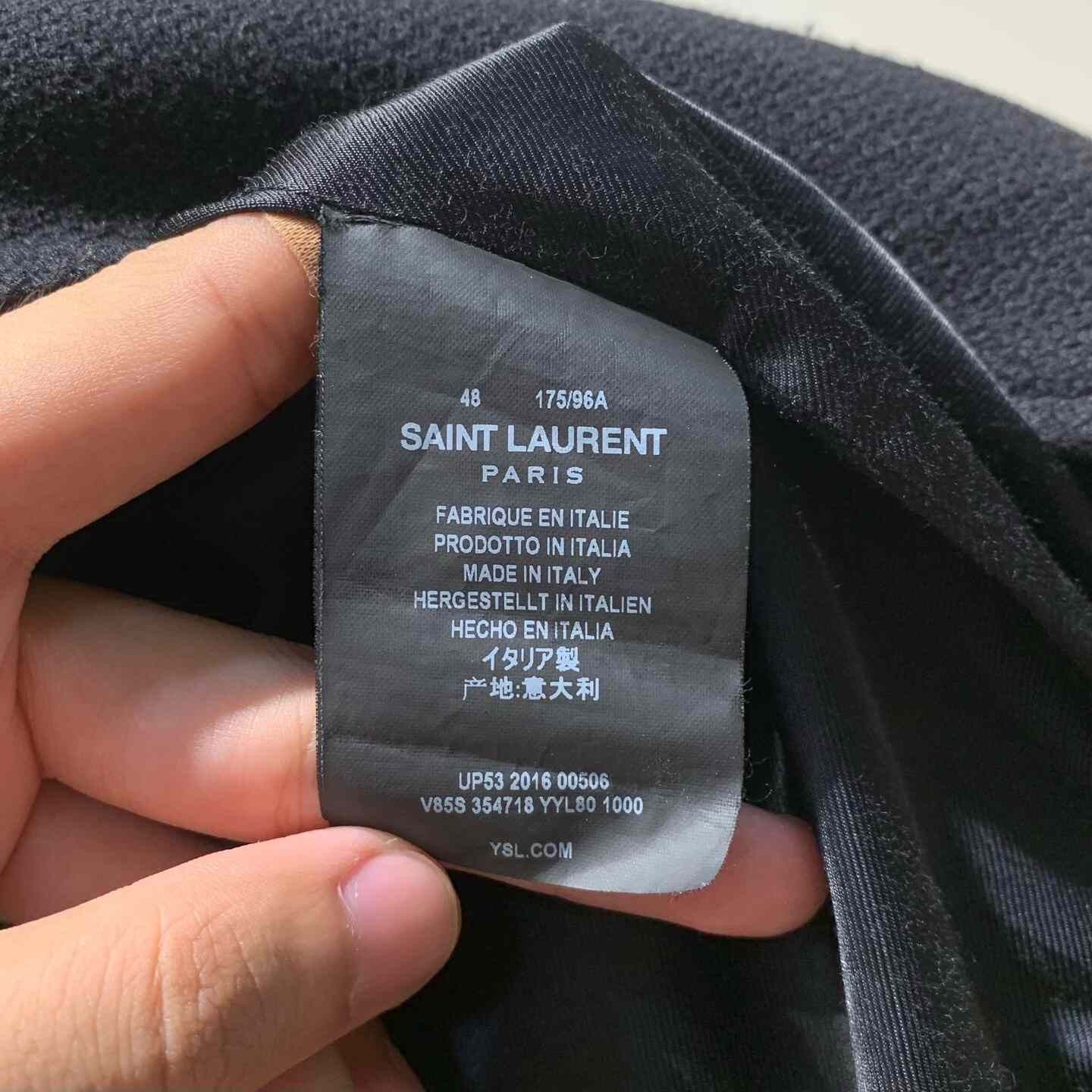Saint Laurent Paris Saint Laurent Striped Baseball Jacket Size US M / EU 48-50 / 2 - 4 Thumbnail