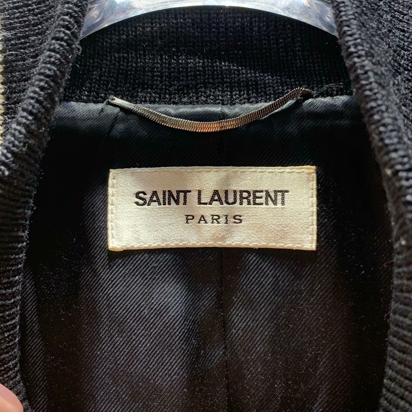 Saint Laurent Paris Saint Laurent Striped Baseball Jacket Size US M / EU 48-50 / 2 - 3 Thumbnail