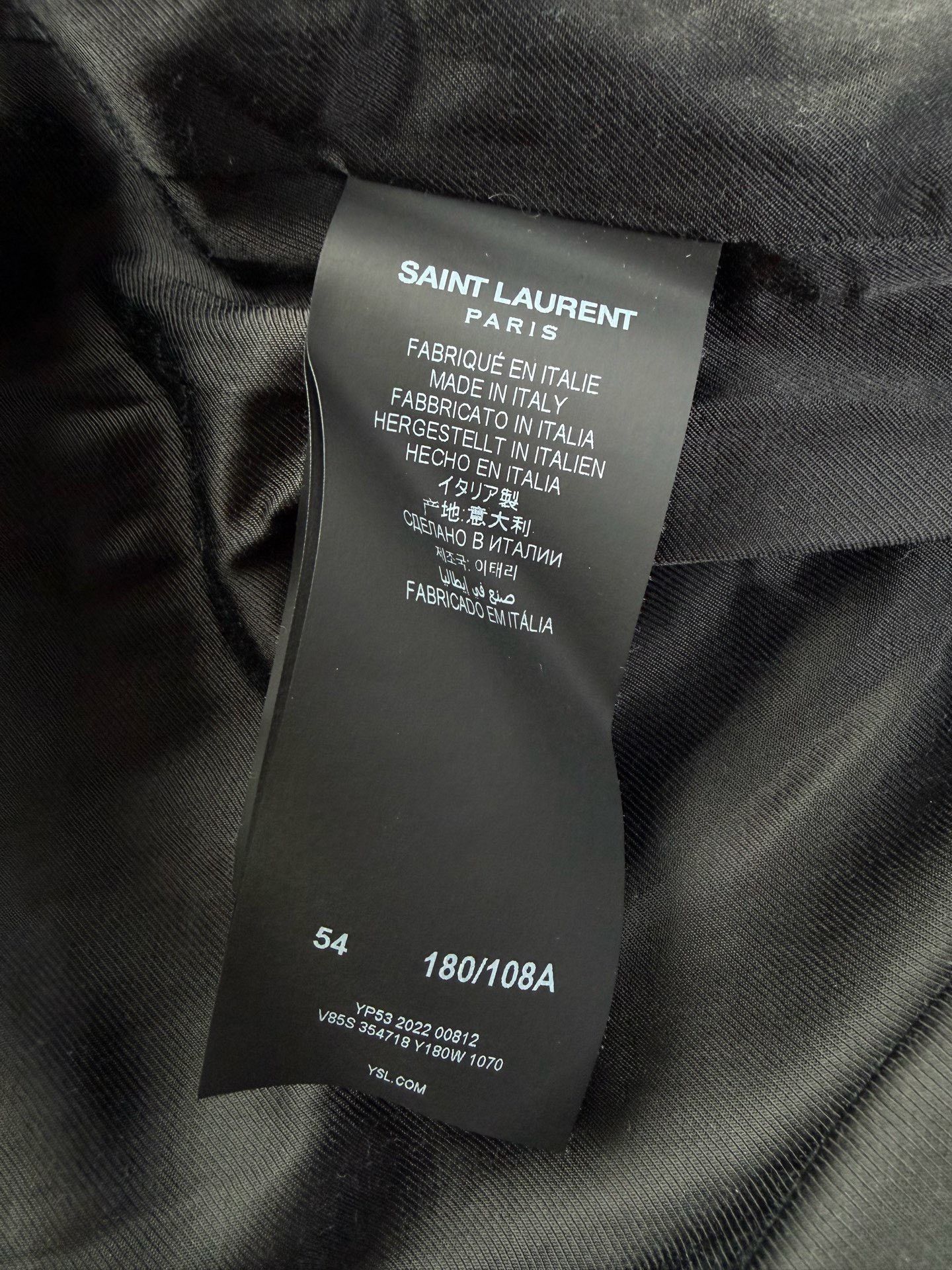 Saint Laurent Paris Saint Laurent Black White Varsity Jacket Size US L / EU 52-54 / 3 - 4 Thumbnail