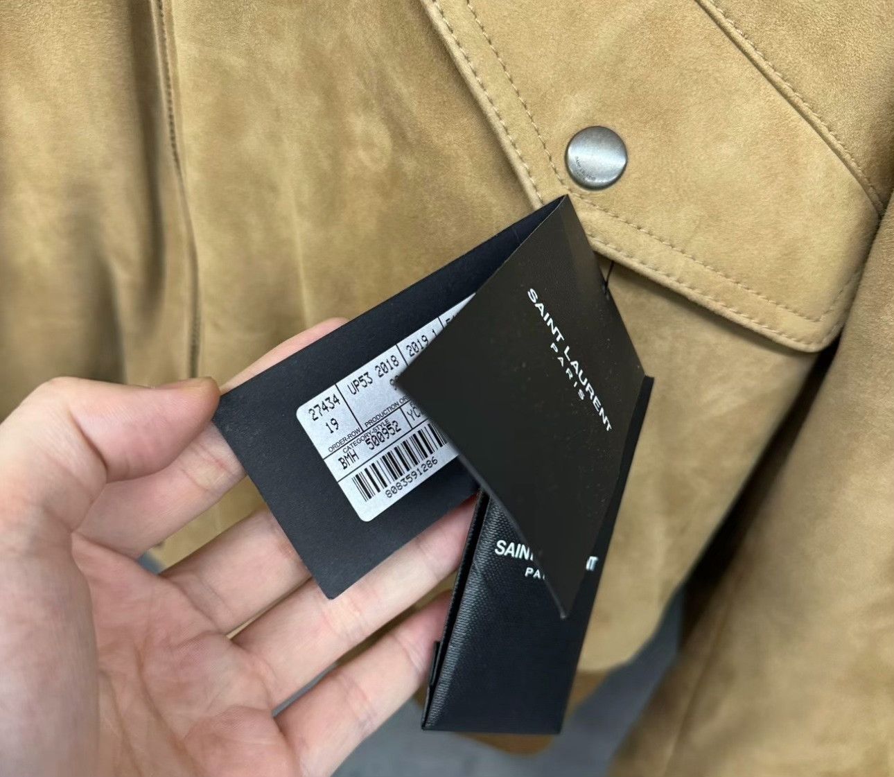 Saint Laurent Paris Saint Laurent Tan Suede Bomber Jacket Size US M / EU 48-50 / 2 - 3 Thumbnail