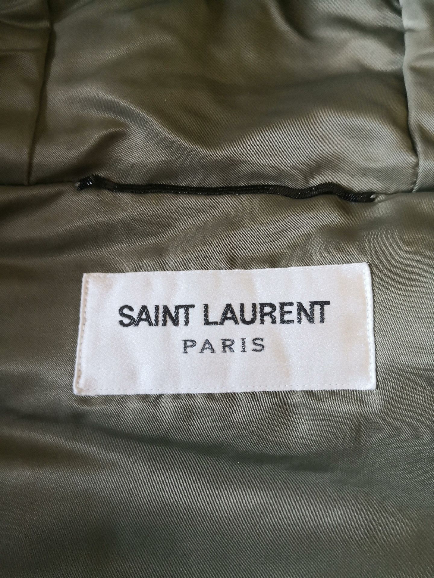 Saint Laurent Paris Saint Laurent SLP MA1 Olive Padded Jacket Size US M / EU 48-50 / 2 - 3 Thumbnail
