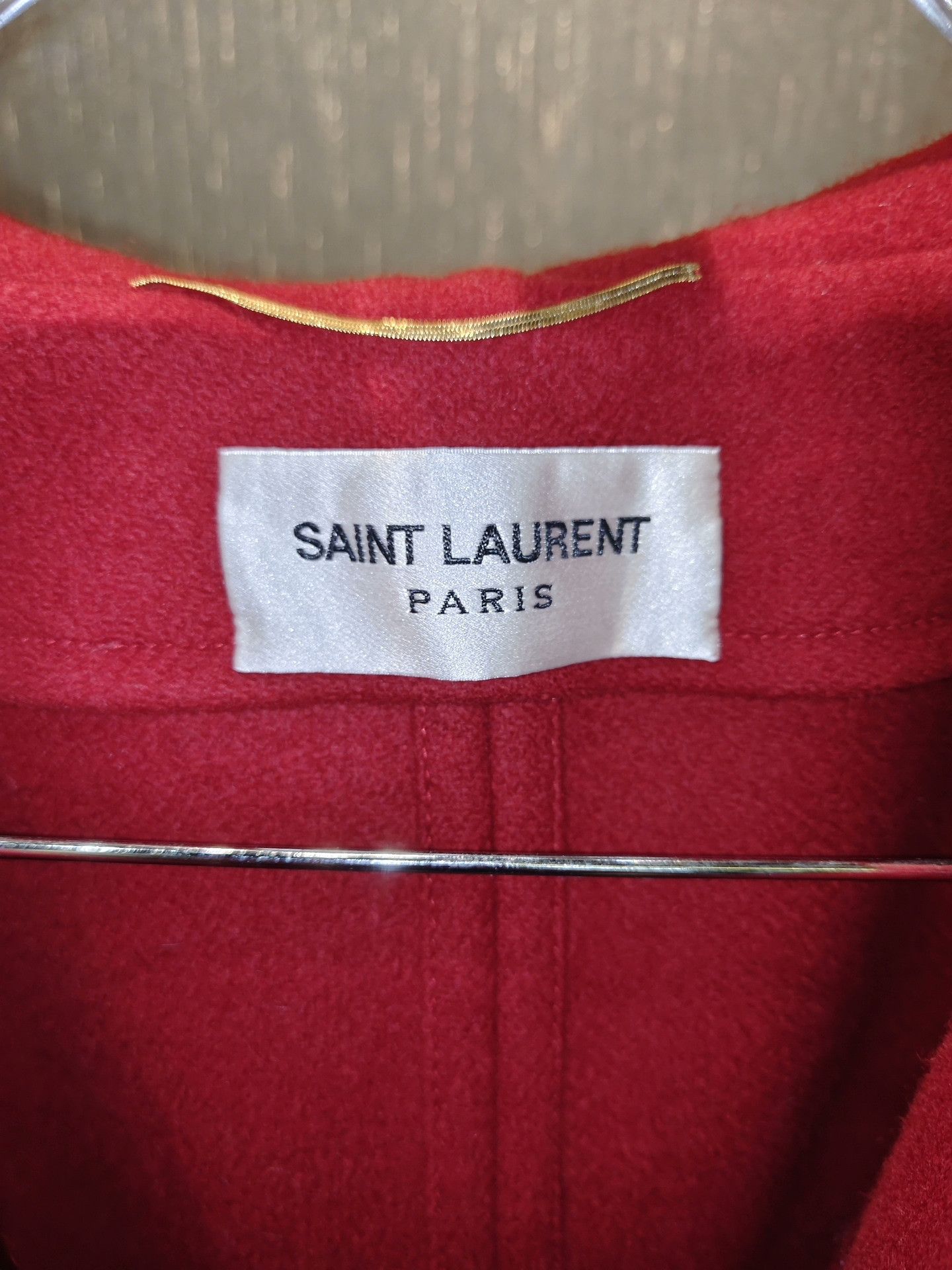 Saint Laurent Paris Saint Laurent Paris Red Hooded Cape Size S / US 4 / IT 40 - 2 Thumbnail
