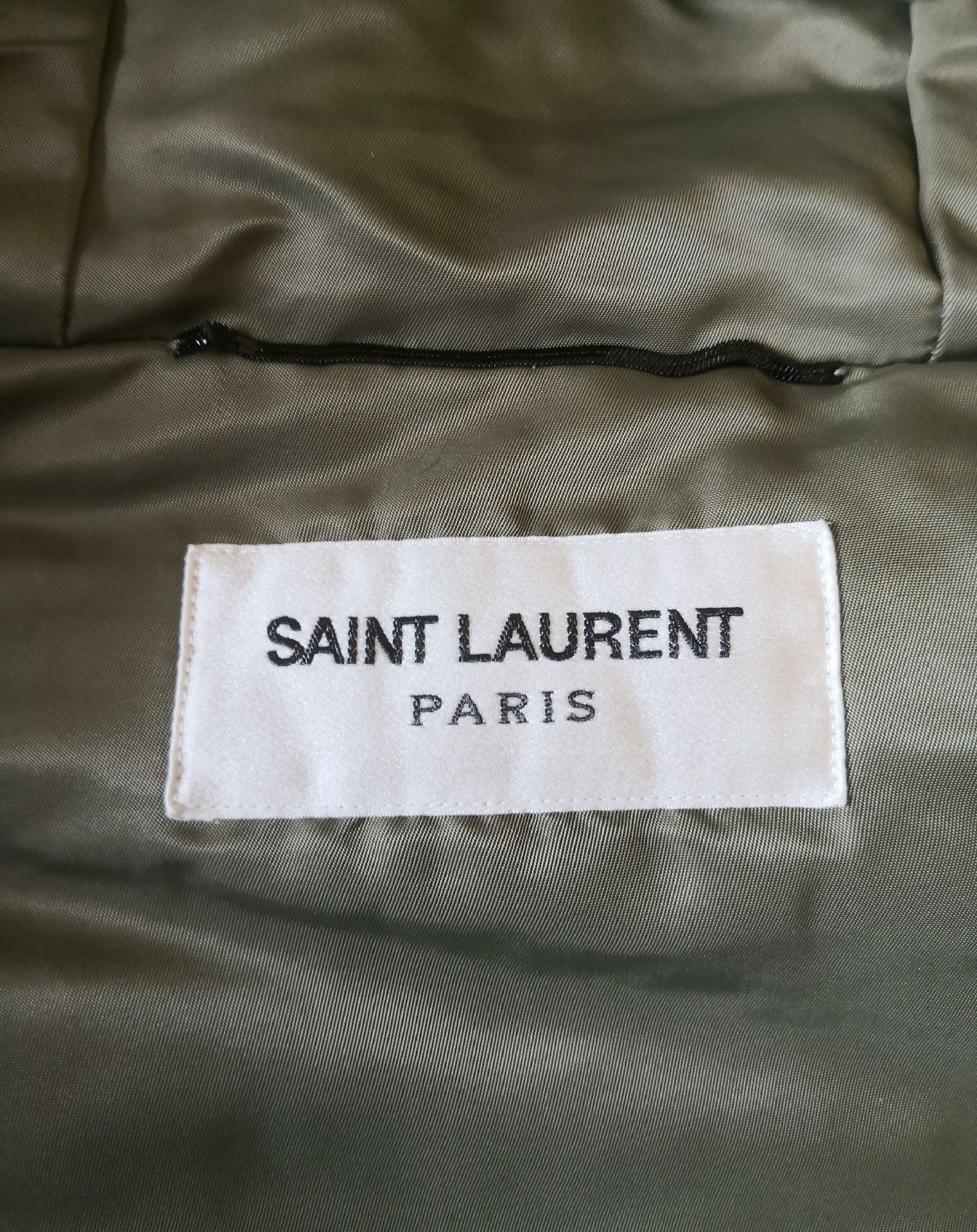 Saint Laurent Paris Saint Laurent MA1 Olive Green Padded Jacket Size US M / EU 48-50 / 2 - 3 Thumbnail