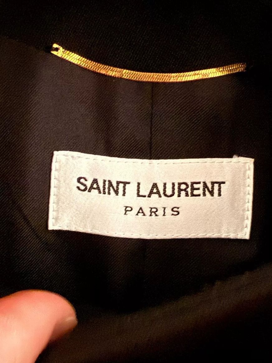Saint Laurent Paris YSL Saint Laurent Red Black Blazer Size XS / US 0-2 / IT 36-38 - 3 Thumbnail