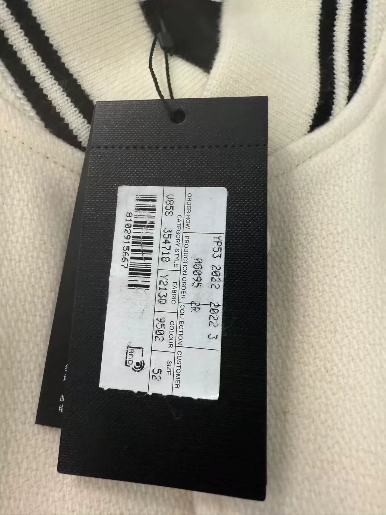 Saint Laurent Paris Saint Laurent White Baseball Jacket Size US L / EU 52-54 / 3 - 5 Thumbnail