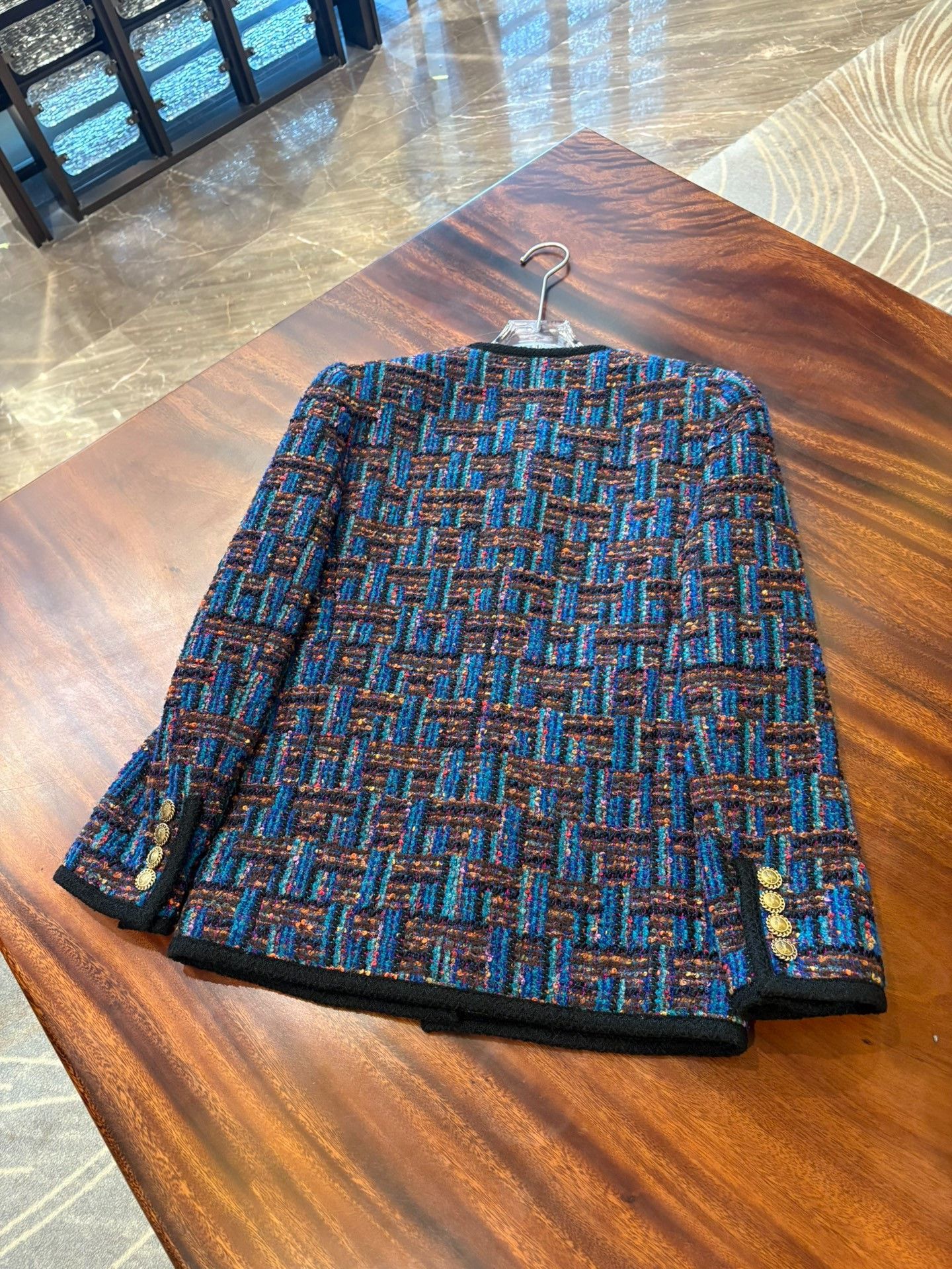 Saint Laurent Paris Saint Laurent Colorful Tweed Jacket Size S / US 4 / IT 40 - 2 Thumbnail