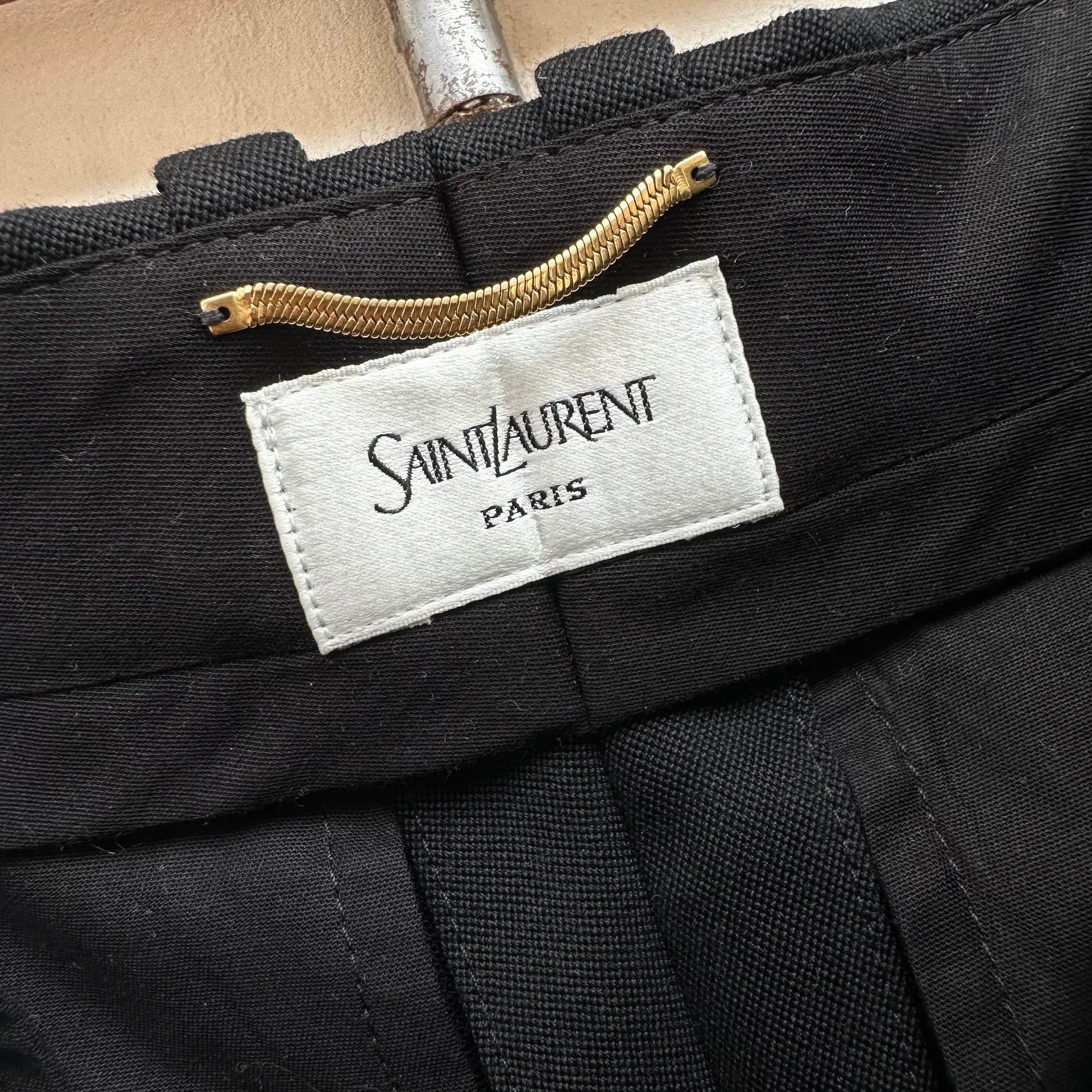 Saint Laurent Paris Saint Laurent High-Waist Tailored Bermuda Shorts Size 36" / US 14 / IT 50 - 3 Thumbnail