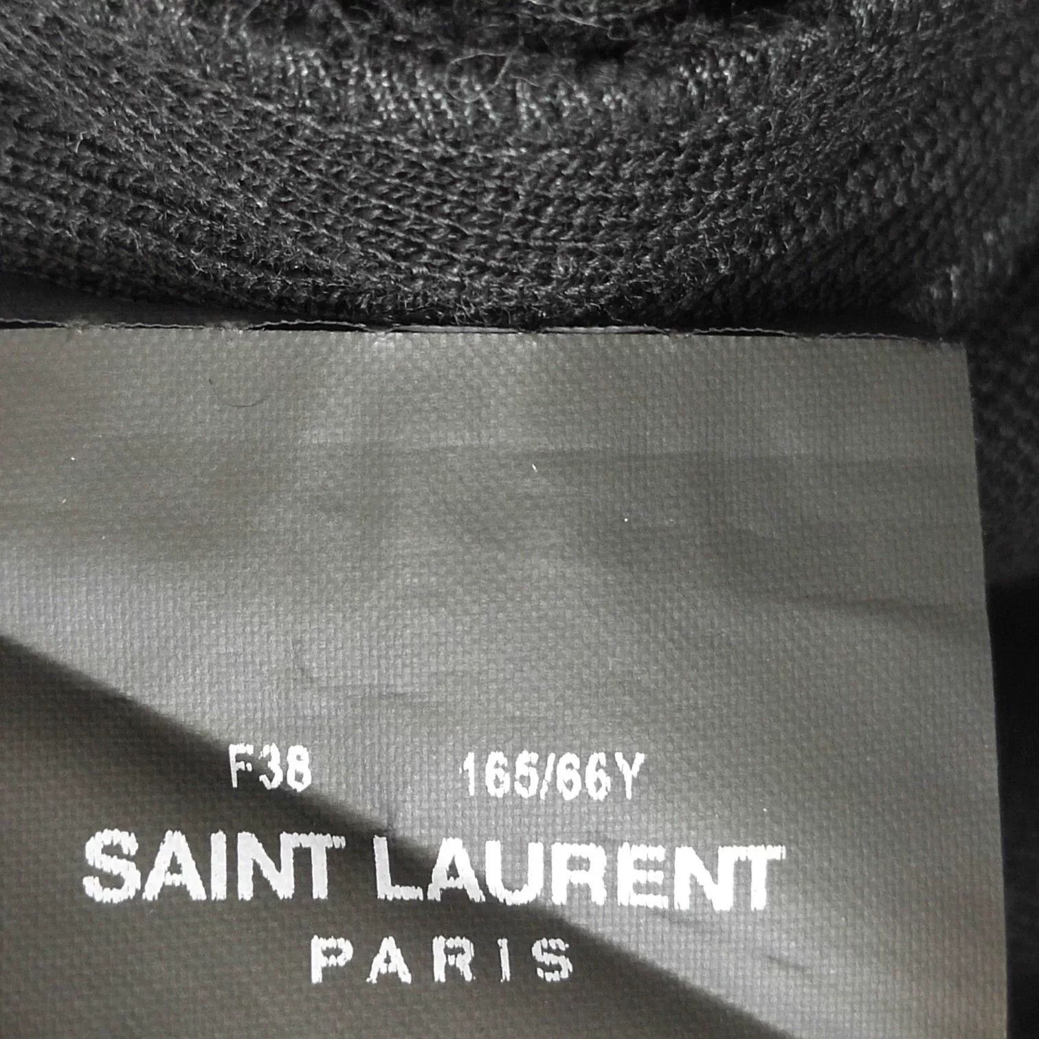 Saint Laurent Paris Saint Laurent Black Wool Long Skirt Size 38" / US 16 / IT 52 - 5 Thumbnail