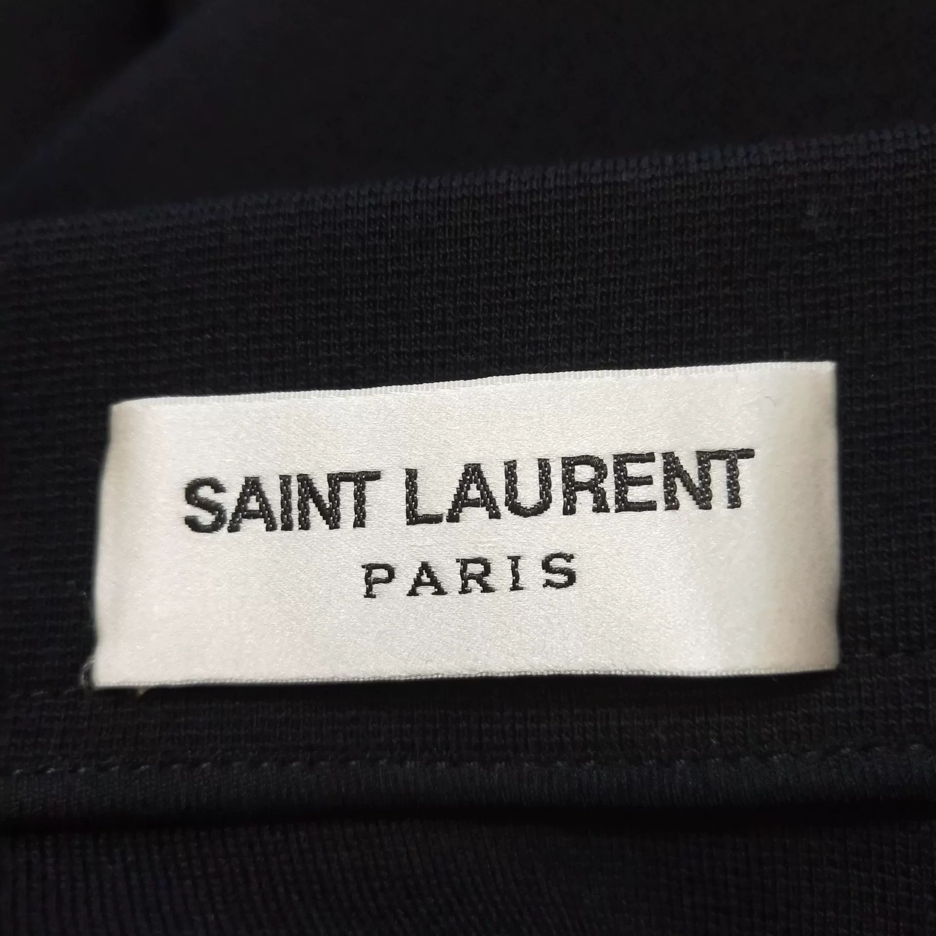 Saint Laurent Paris Saint Laurent Black Wool Long Skirt Size 38" / US 16 / IT 52 - 4 Thumbnail