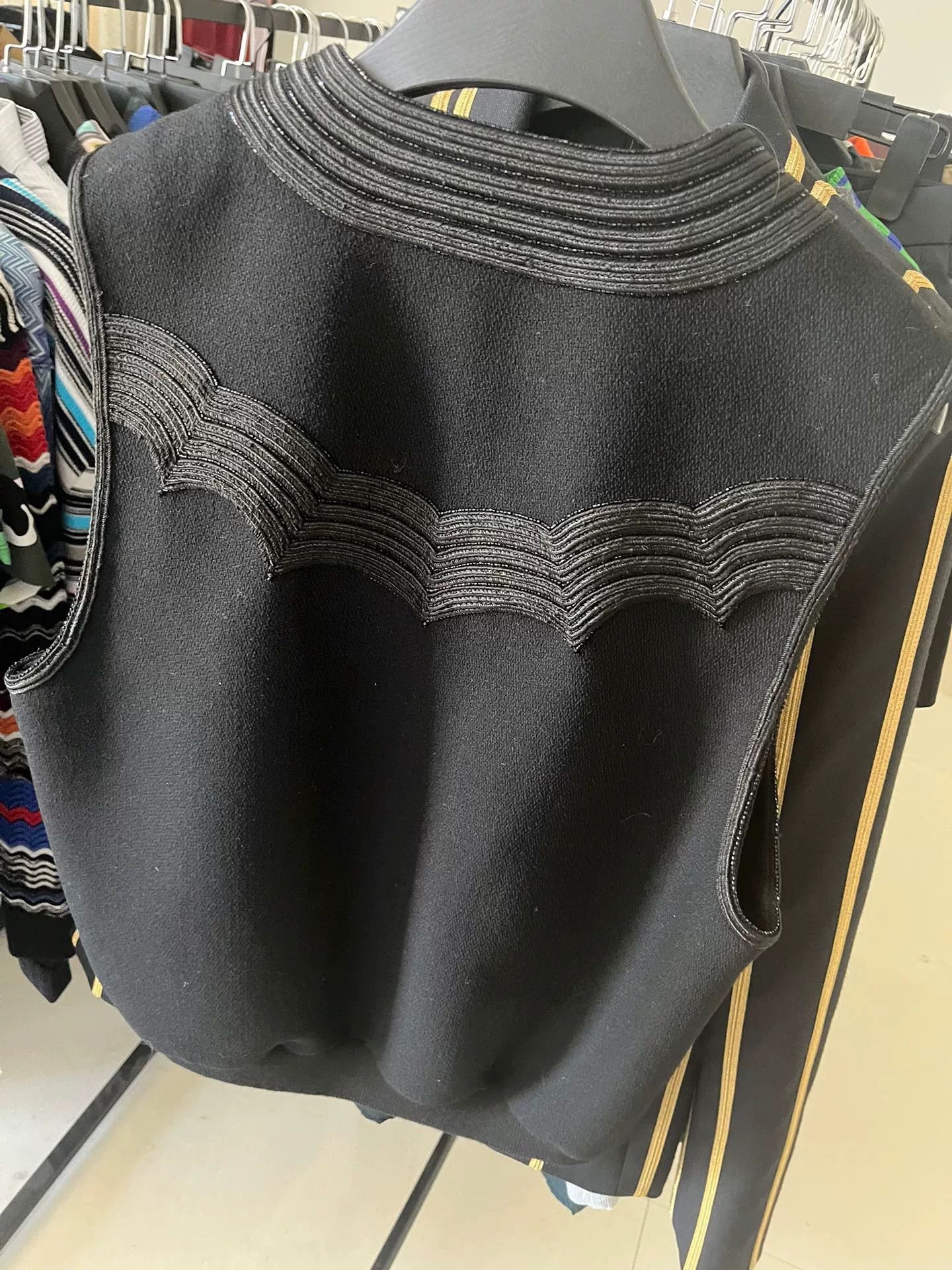 Saint Laurent Paris Saint Laurent Runway Beaded Embroidery Wool Vest Size US M / EU 48-50 / 2 - 5 Thumbnail