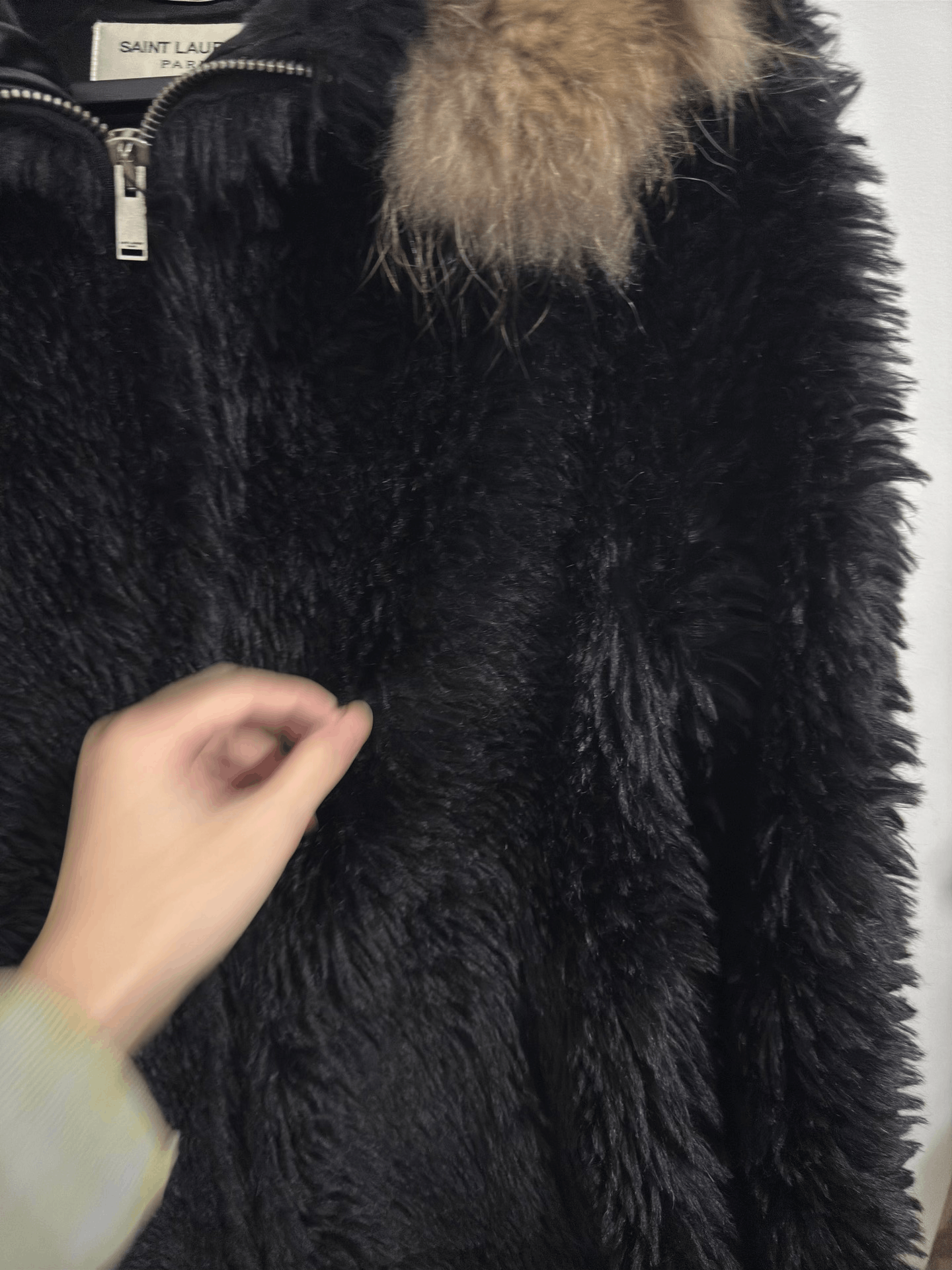 Saint Laurent Paris Saint Laurent 18FW Hooded Fur Coat Size US M / EU 48-50 / 2 - 3 Thumbnail