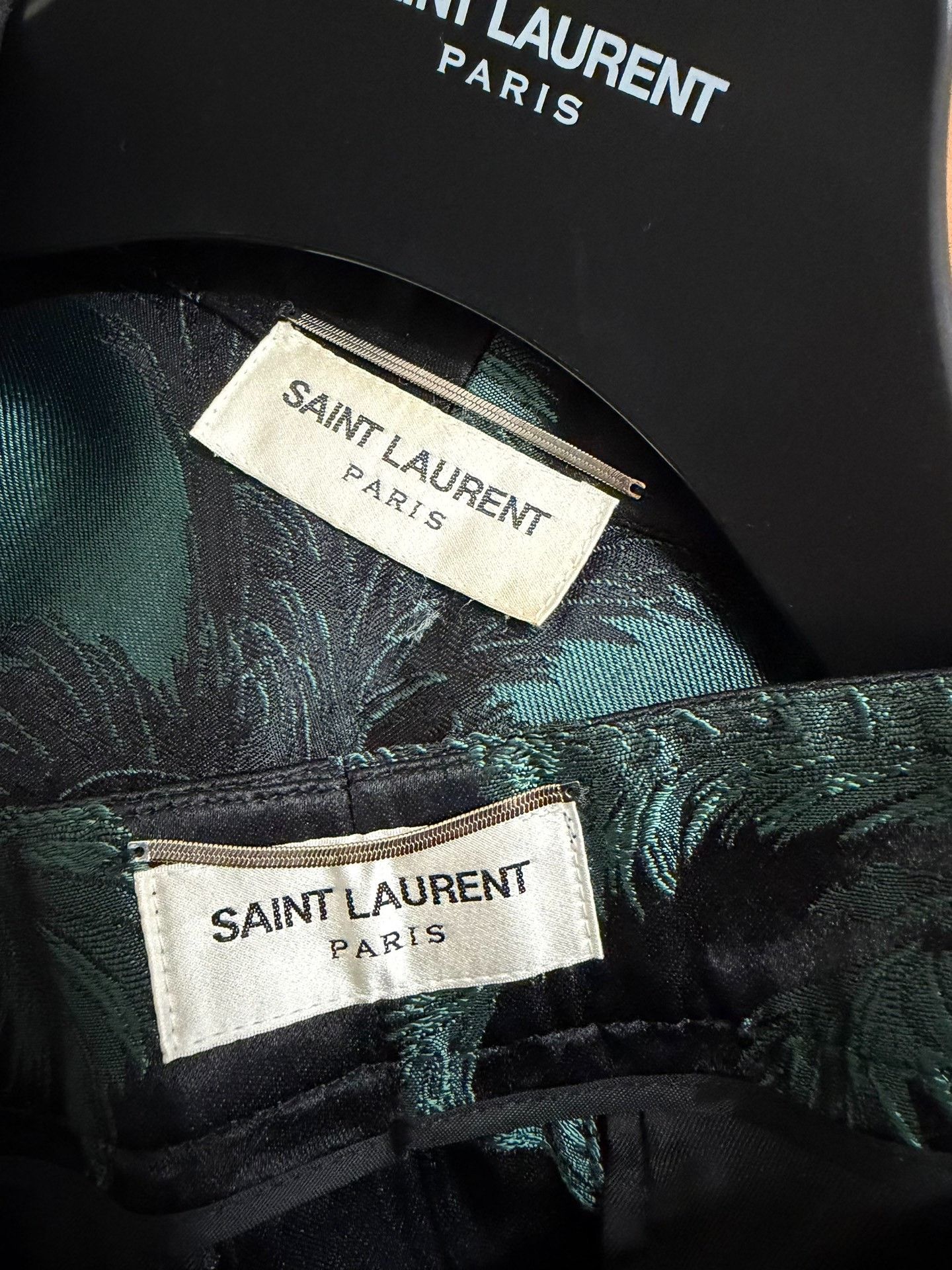 Saint Laurent Paris Saint Laurent Palm Leaf Suit Set Size US S / EU 44-46 / 1 - 4 Thumbnail
