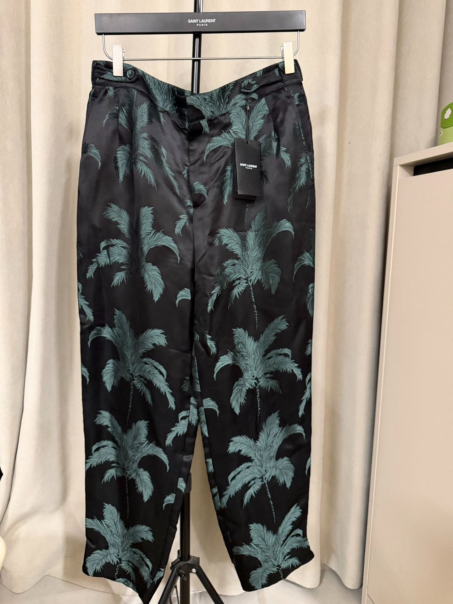 Saint Laurent Paris Saint Laurent Palm Leaf Suit Set Size US S / EU 44-46 / 1 - 3 Thumbnail