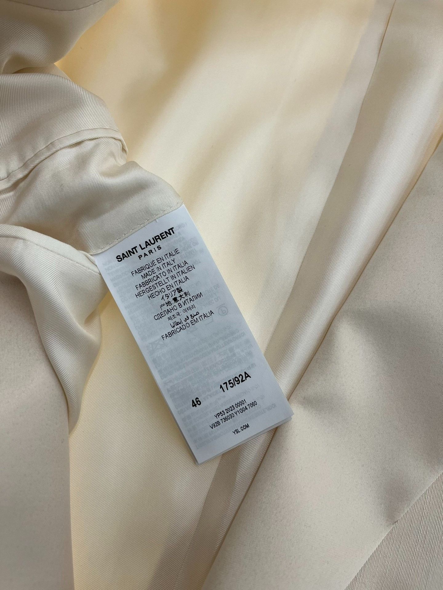Saint Laurent Paris Saint Laurent Single-Button Blazer Size US S / EU 44-46 / 1 - 6 Thumbnail